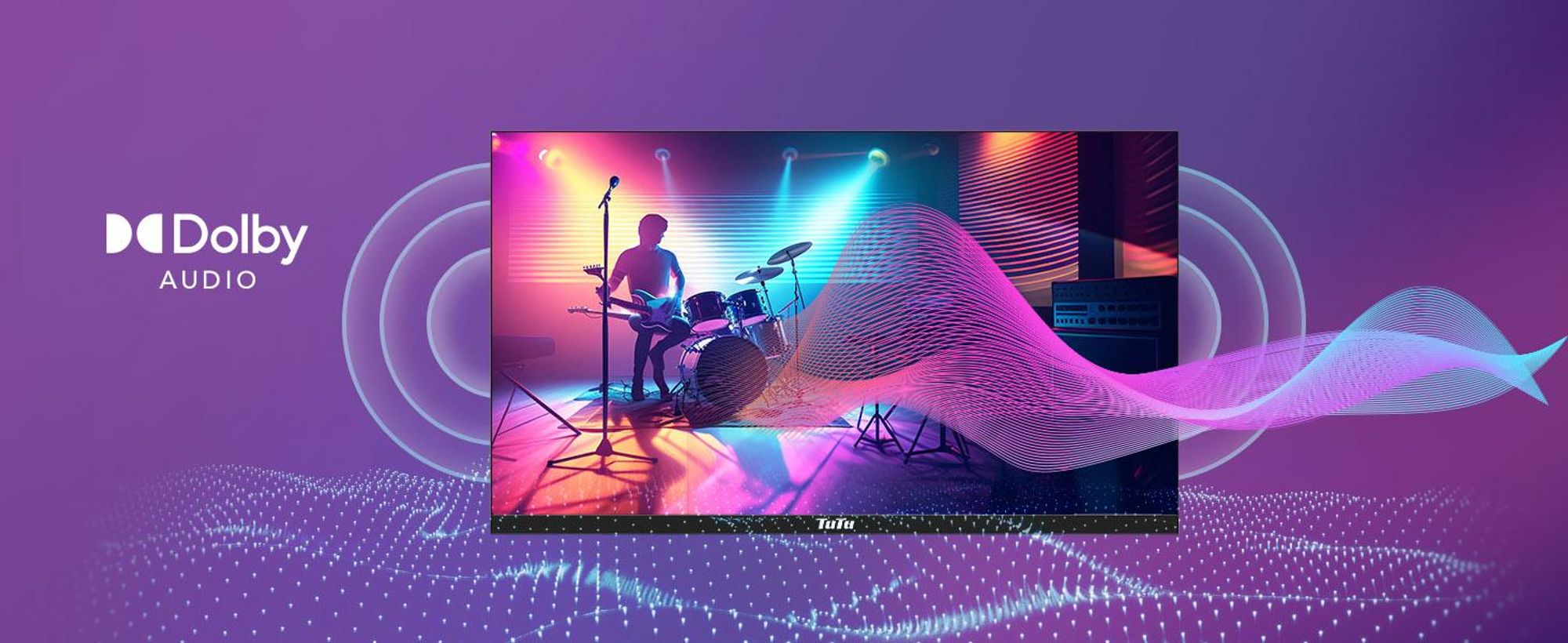 TuTu VIDAA Smart TV - LED Full HD - 25 Zoll/64 cm - Randlos Design - Tripple Tuner DVB-T/T2/S/S2/C - HDMI x3, USB x2, CI+ - Streaming-Apps - Hotel Mode - TUV25FQ1B
