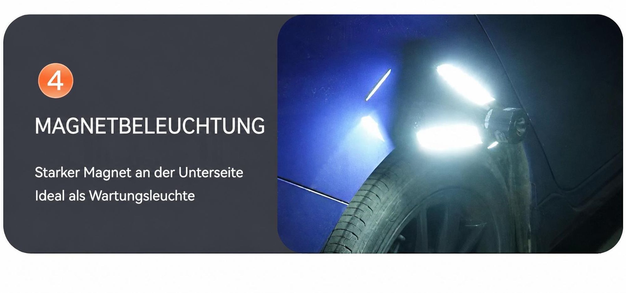LED-Tragbare-Campingleuchte, 90-Grad-Drehung,3000mAh Campinglampen, wiederaufladbare Taschenlampe, faltbare Zeltleuchte, geeignet für Camping-Notfälle