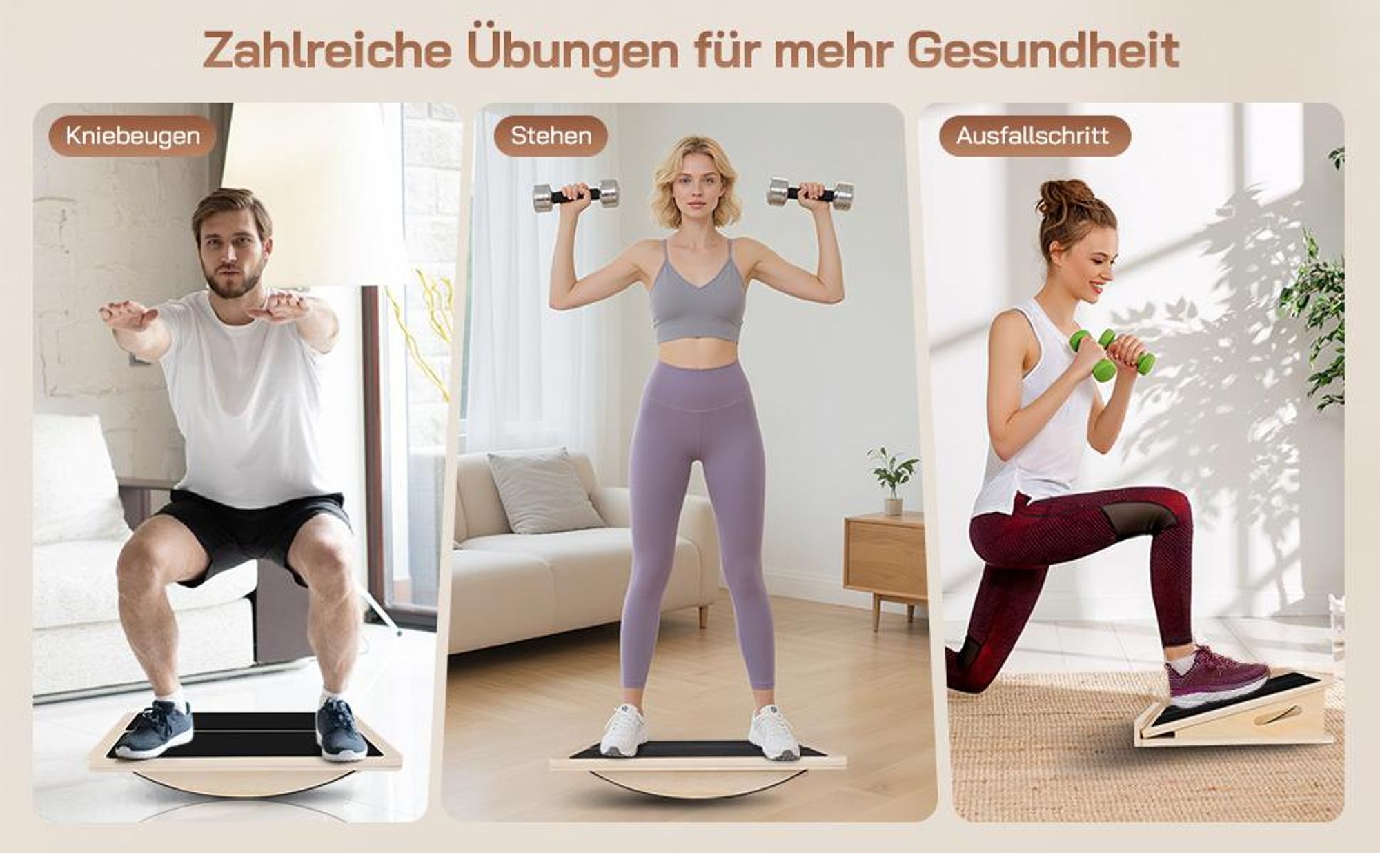 Wadendehner aus Holz, Wadendehner Schrägbrett, Slant Board Schrägbrett, Wadentrainer, Wadenstrecker, Einstellbares, für Wadendehnung und Neigungsbrett