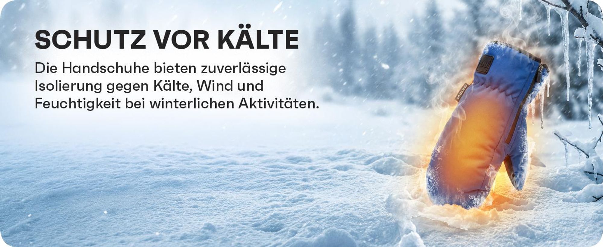 Meteor Orel Winterhandschuhe S – Dunkelblau/Schwarz, Wasserdicht & Warm für Winteraktivitäten & Outdoor