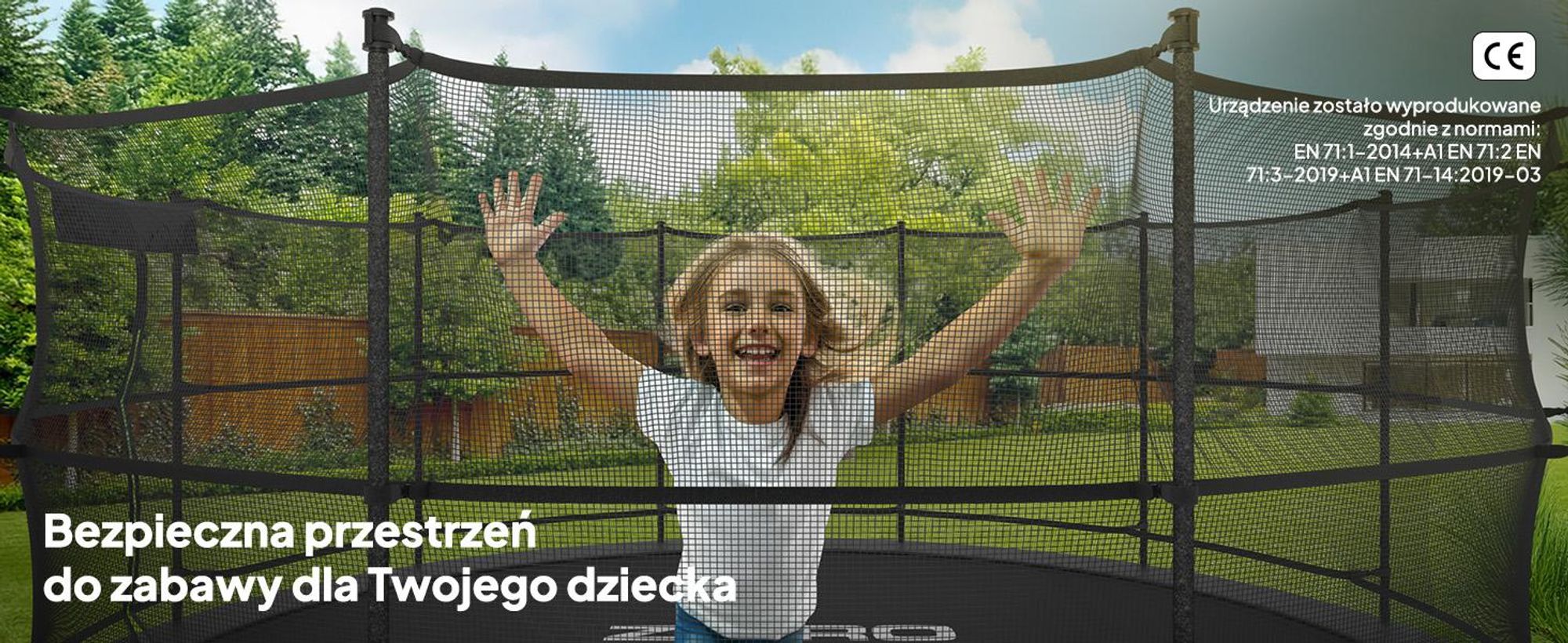 Trampolina ZIPRO Jump Pro IN | 12FT Ø 374 cm | Trampolina ogrodowa dla dzieci Kompletny zestaw zawierający siatkę wewnętrzną, drabinkę i osłonę krawędziową, do użytku na zewnątrz, kolor zielony