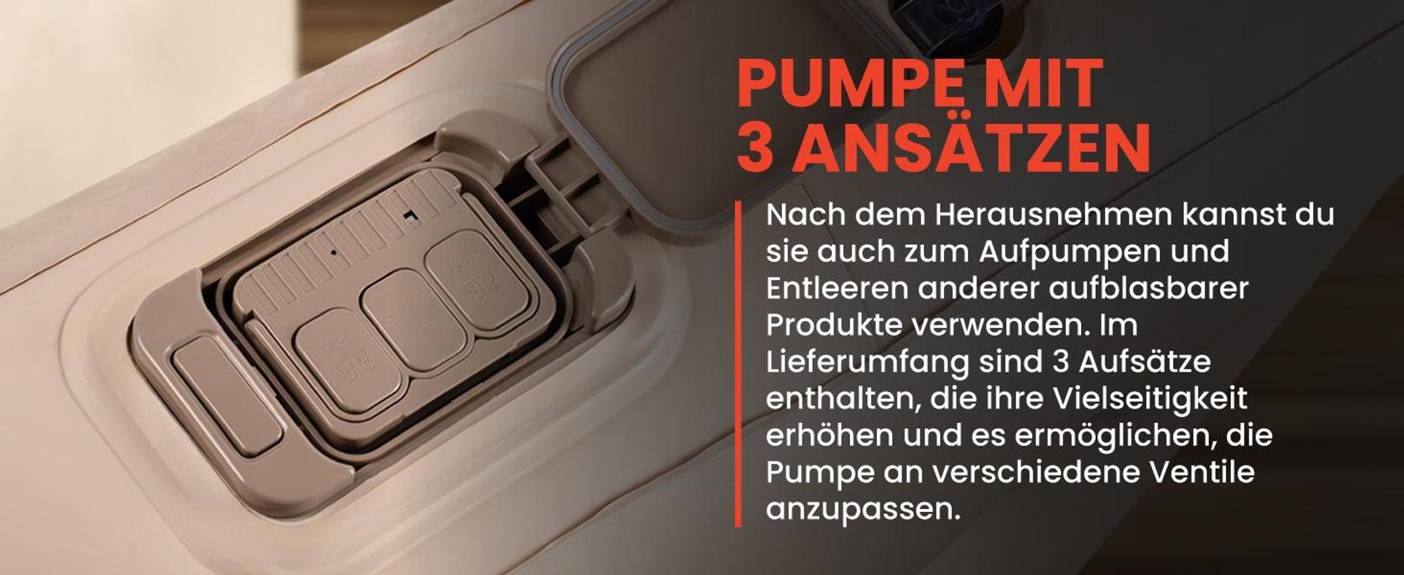 Luftbett Luftmatratze fur 2 Personen selbstaufblasen mit elektrische integriert Pumpe Doppel