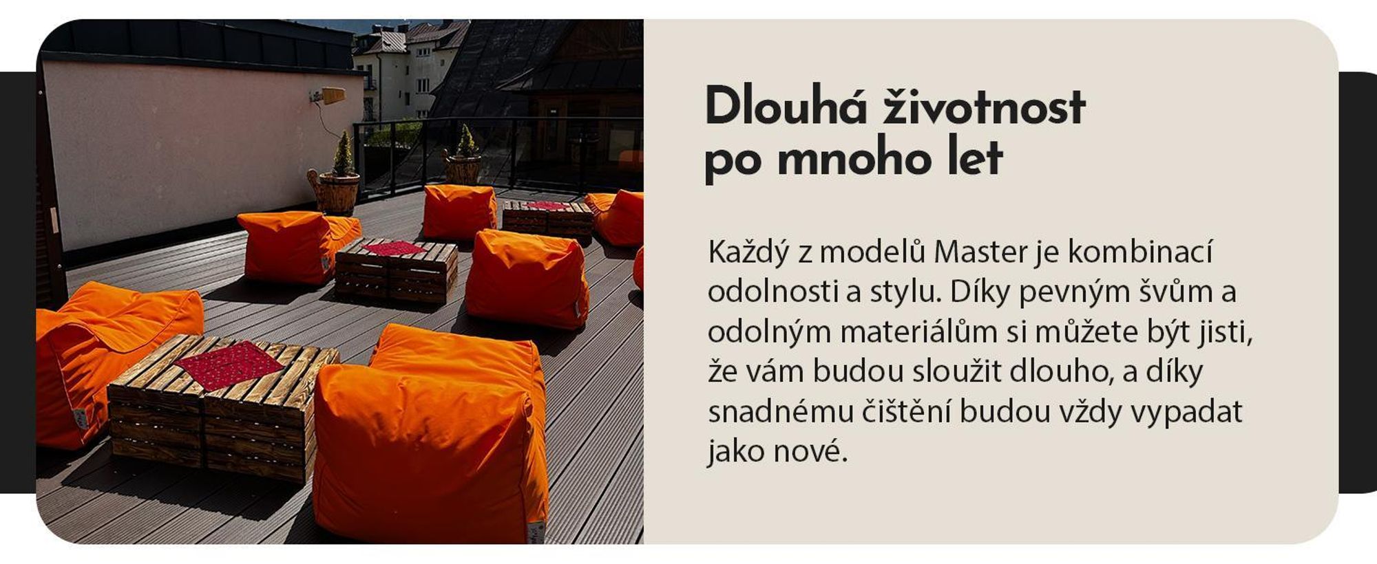Ecopuf Master, køeslo sedací vak Outdoor, lehátko, Krémová M20, XL