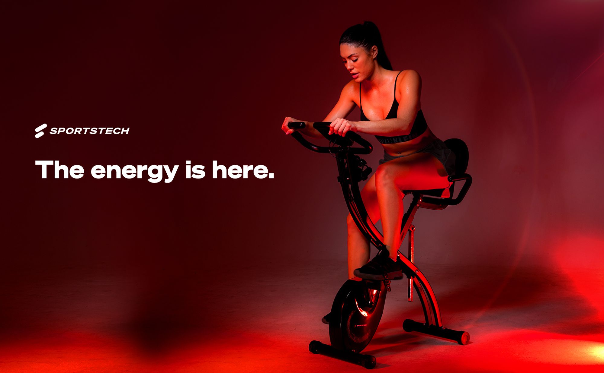 Sportstech X150 Heimtrainer 3in1 Ergometer Fahrrad klappbar