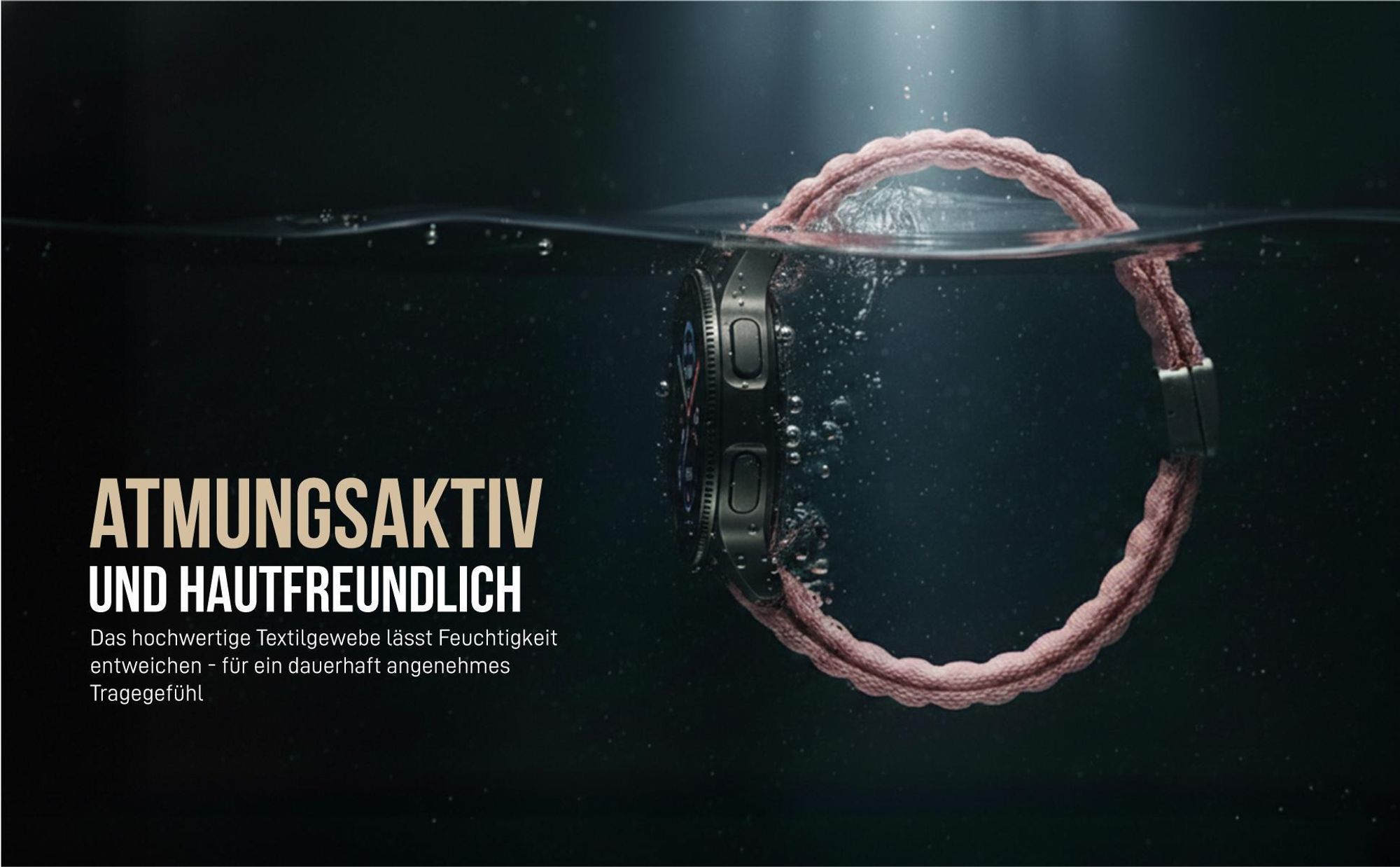 Atmungsaktives Smartwatch Band für Samsung Galaxy Watch (2018) 46mm