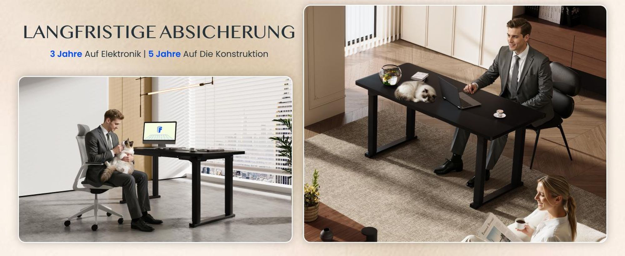 FLEXISPOT Höhenverstellbarer Schreibtisch Gestell elektrisch mit 4 Beinen, Dualmotor, 150KG Tragkraft, 4 Speicherplätzen für Büro und Zuhause, Schwarz