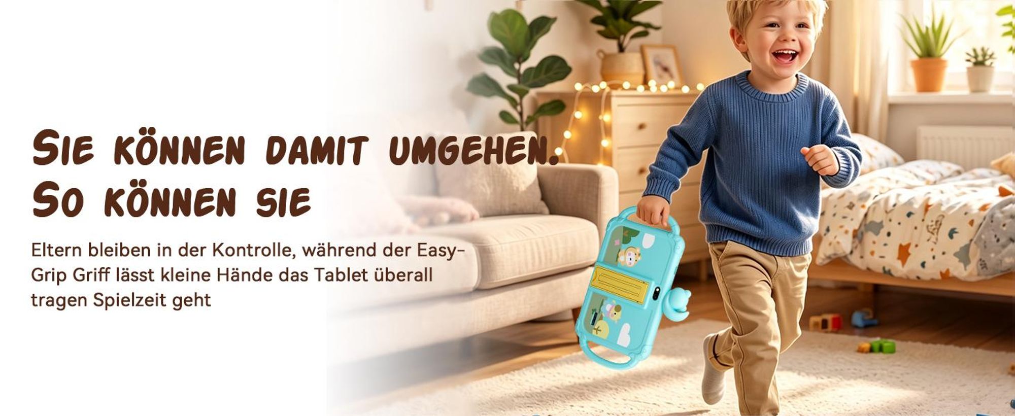 VerkfulPc-Tabwee Tablet K8 für Kinder, 6(4+2)+32 GB, mit iWawa Kindersicherung and mit Kindgerechte Hülle
