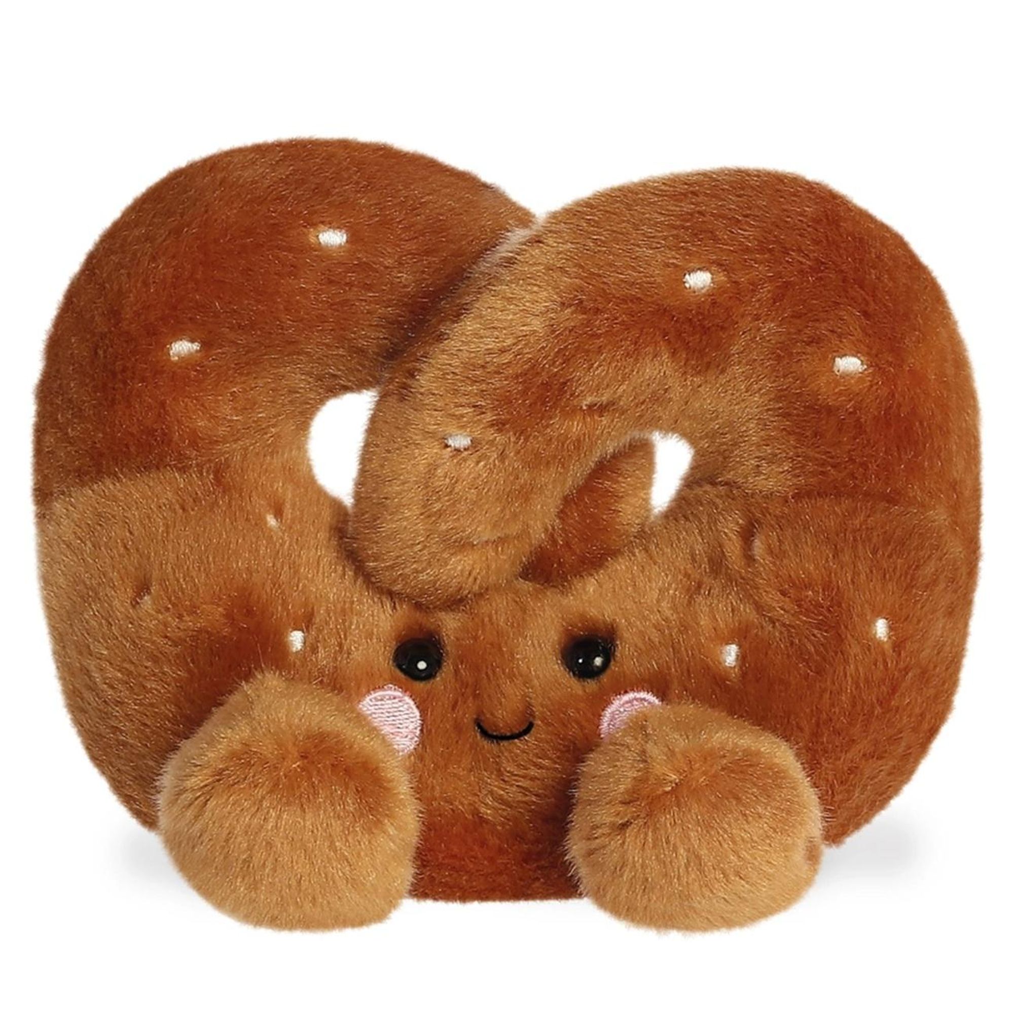 Twist-Brezel 13 cm, Aurora, Plüschbrezel, Brezel