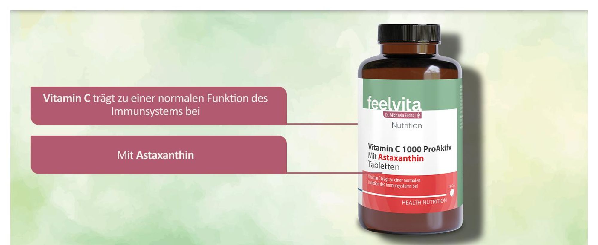 Genius Feelvita Nutrition Vitamin C 1000 | 180 Kapseln