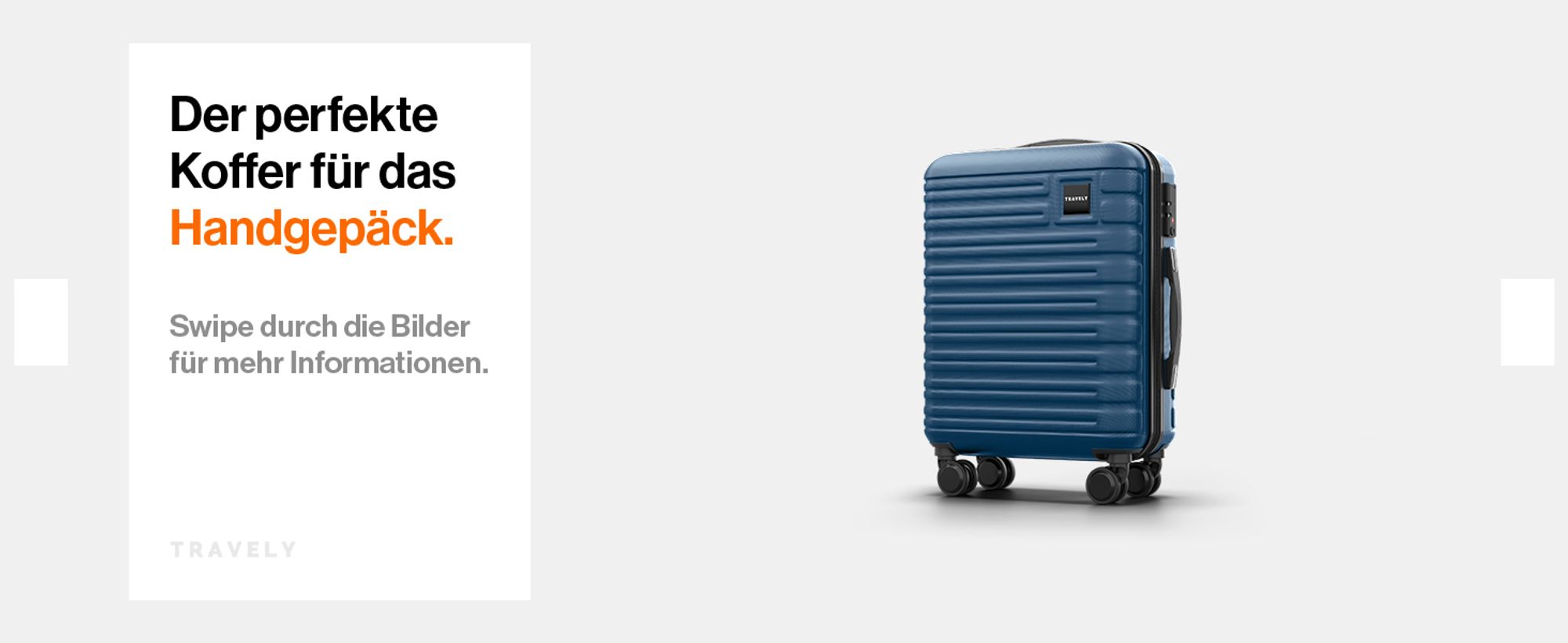 TRAVELY Premium Koffer Set: 77cm, 67cm & 55cm Handgepäck Koffer in einem Set, sehr robuste Reisekoffer mit sanften Rollen & TSA Schloss, Reisekoffer, Koffer & Trolleys