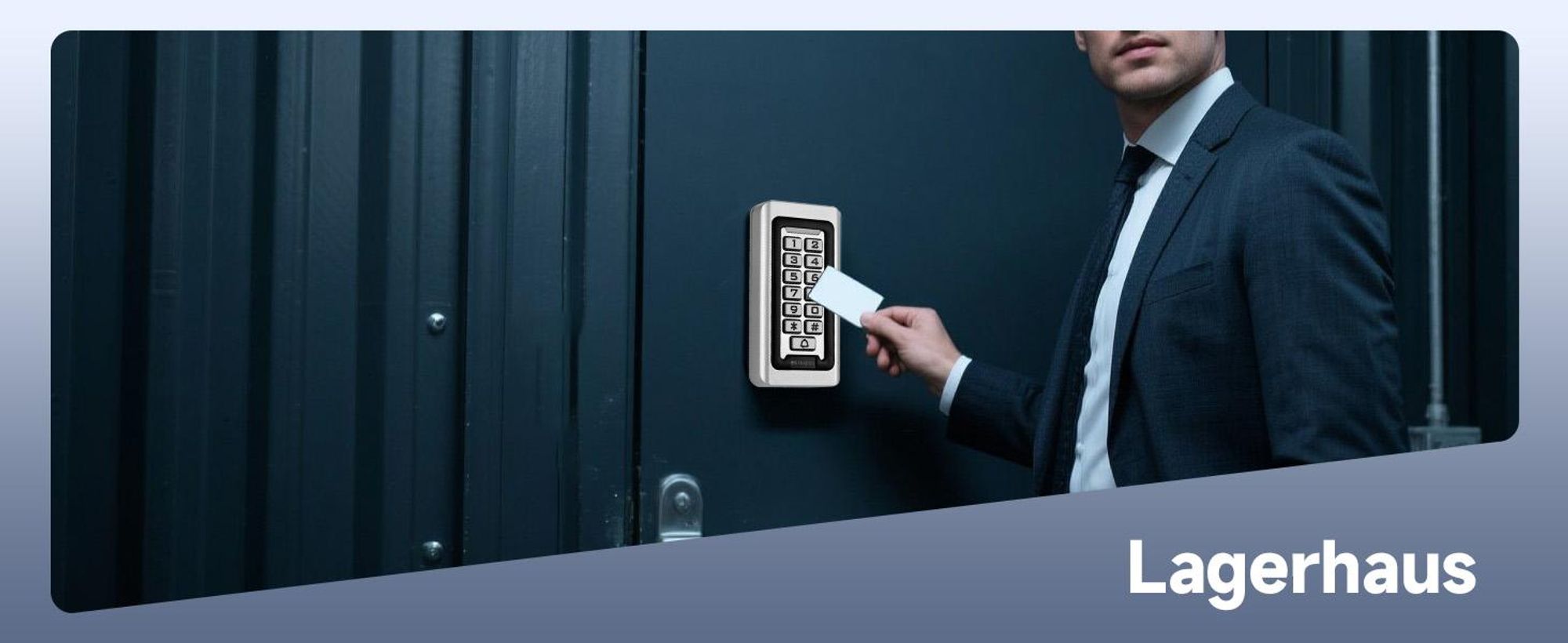 Retekess T-AC03 Codeschloss Türschloss, Codeschloss Garagentor, Wasserdichte RFID IP68, Codetaster  Garagentor, für Fabrik Warehouse Wohngebäude Bank