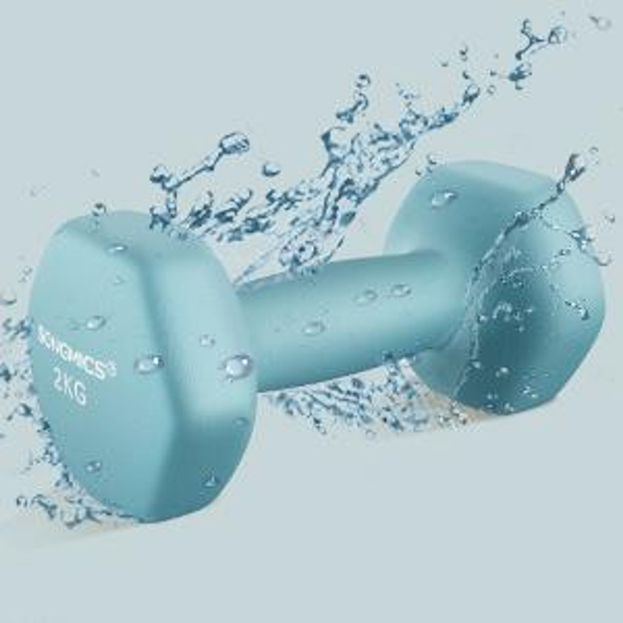 SONGMICS Hanteln, 2er Set, 2 x 2 kg, Hantelset, Kurzhanteln, Hexagon, Neopren-Beschichtung, Krafttraining, Workout, Fitnesstraining, für Zuhause