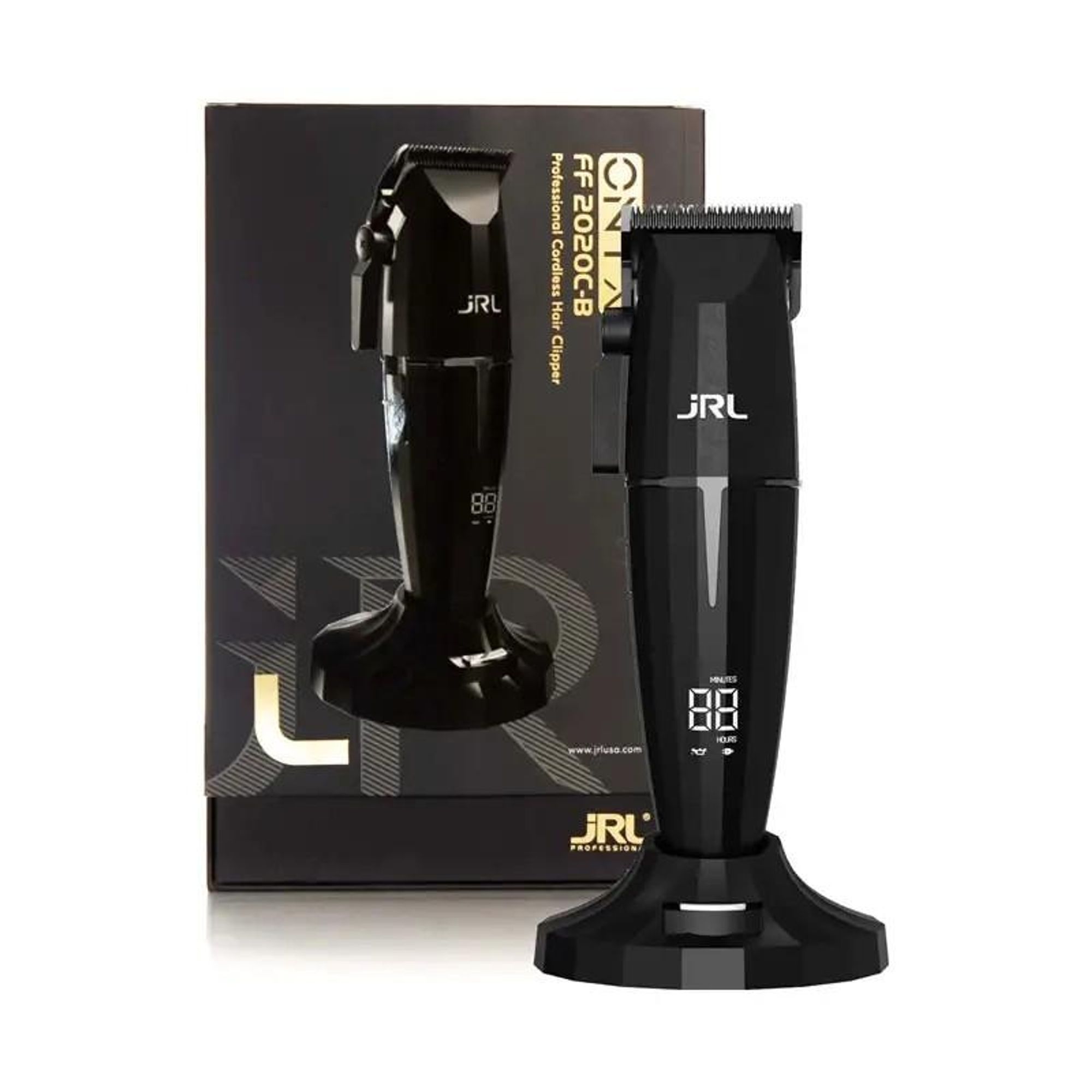 JRL Onyx Clipper Schwarz Haarschneider