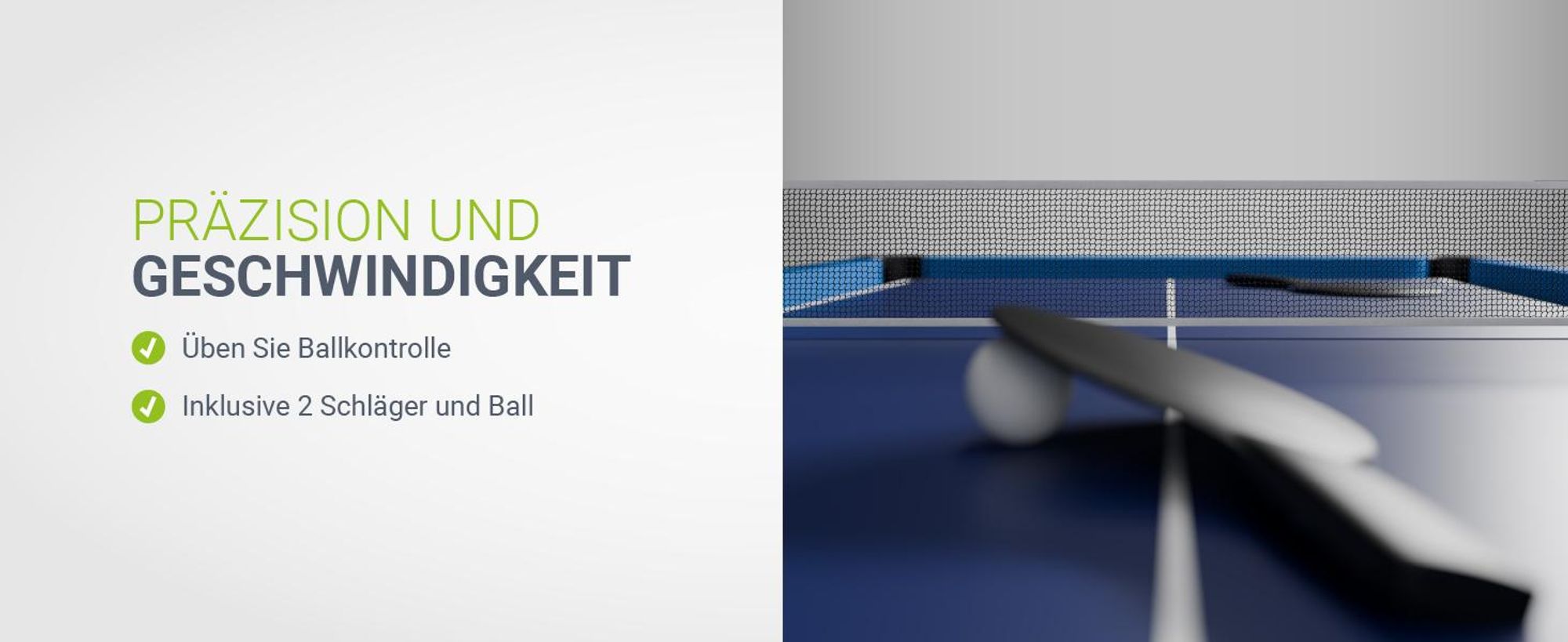 Juskys 5in1 Spieltisch Ballzauber klappbar - Tischtennis, Kicker, Billard, Hockey & Basketball