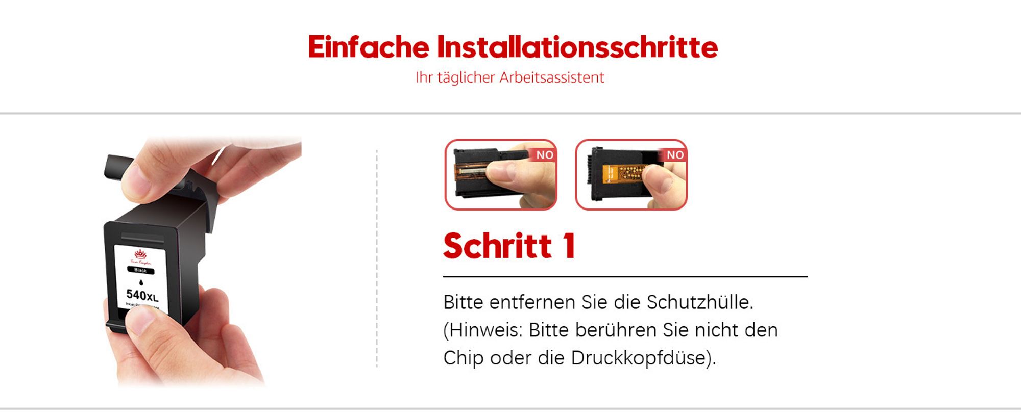 1x PG540 Druckerpatronen für Canon 540 XL Schwarz für Canon Pixma MX475 MX375 MX395 MX435 MX395 MG4250 MG3600 MG3650 MG3550 MG4200 MG4150 MG2150 MG3150 MG3500