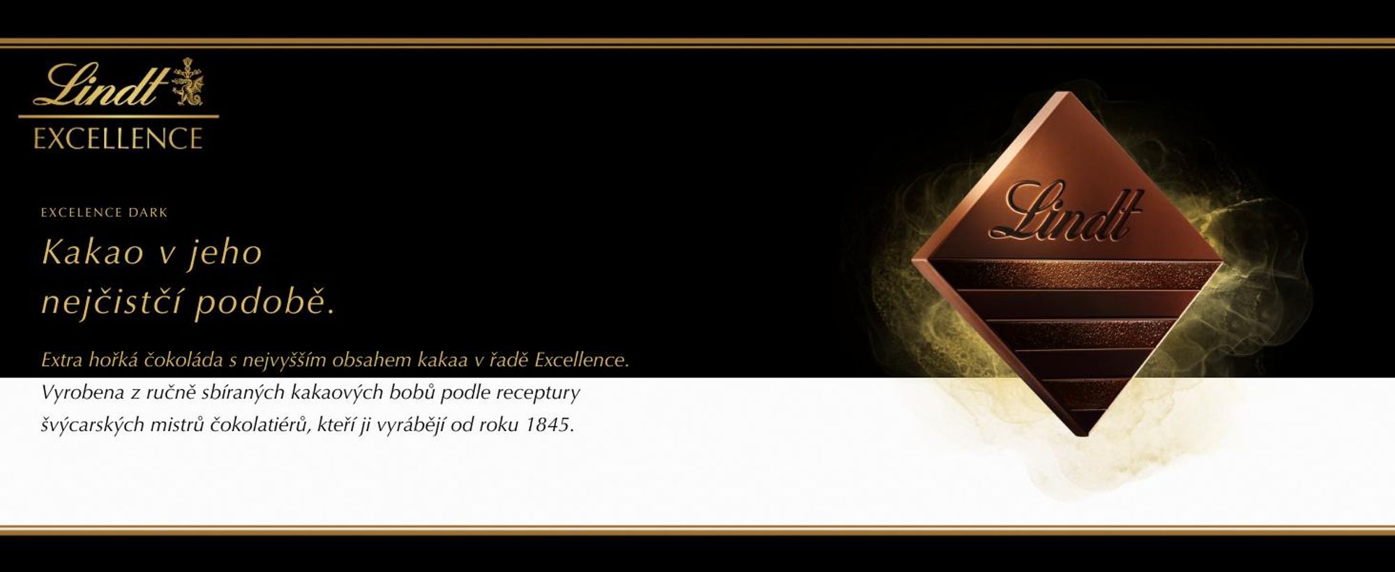 Lindt 3046920028721, Tmavá čokoláda, 50 g, 2433 kJ, 590 kcal, 51 g, 31 g