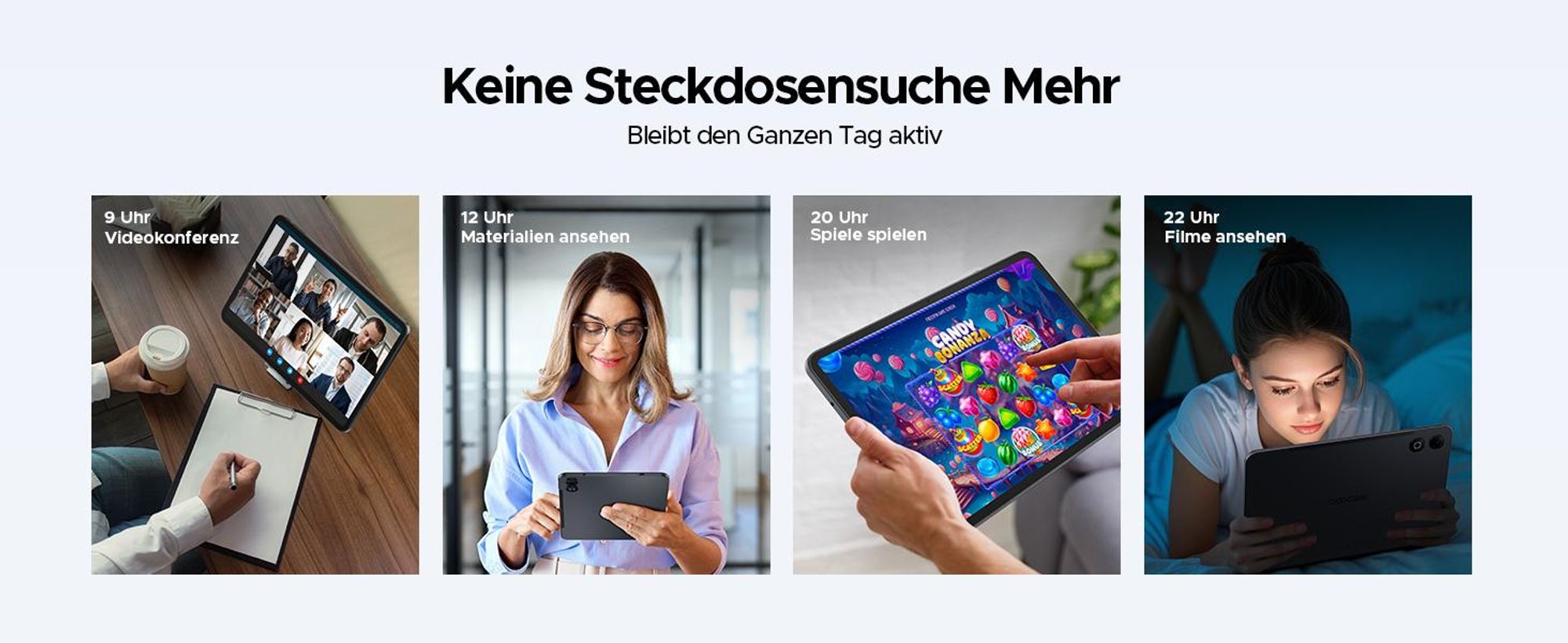 DOOGEE Tab G6 Max Tablet,Android 16, 13,4 Zoll, 32(6+26)GB+256GB/2TB TF, 4G LTE, 90Hz,11000mAh/18W,Widevine L1, 5G WiFi