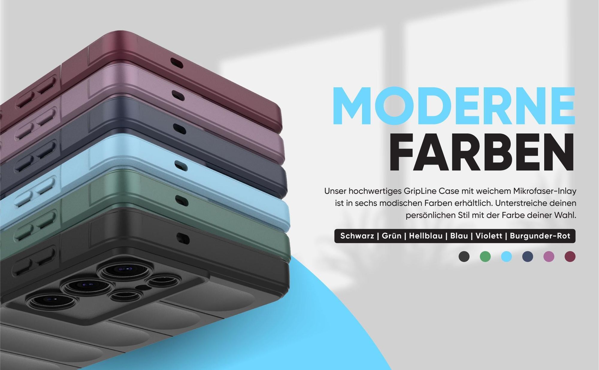 Handyhülle für das Samsung Galaxy S25 Ultra - verschiedene Farben und modernes Design