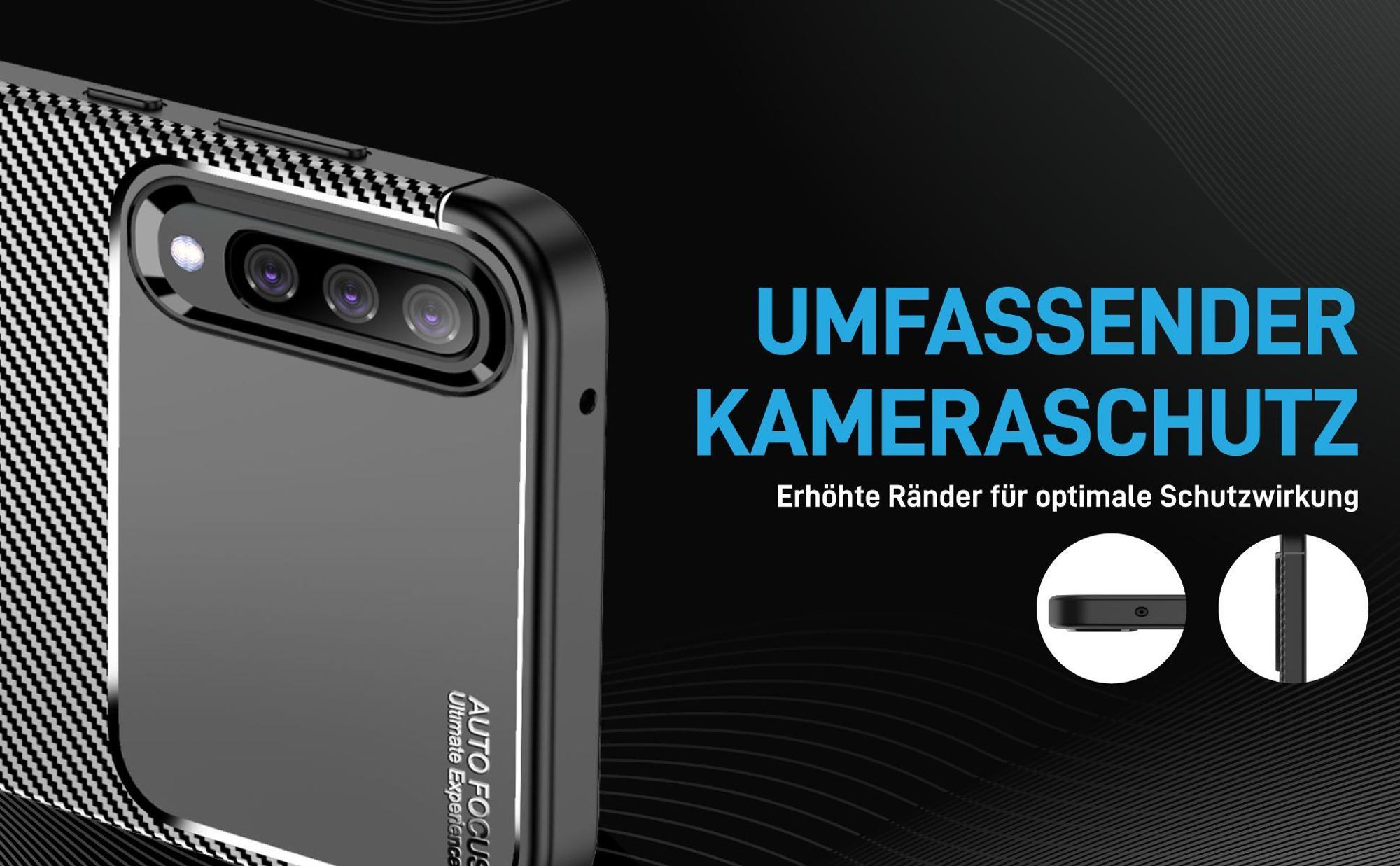Stoßfestes Handy Case mit Kameraschutz für Samsung Galaxy A50