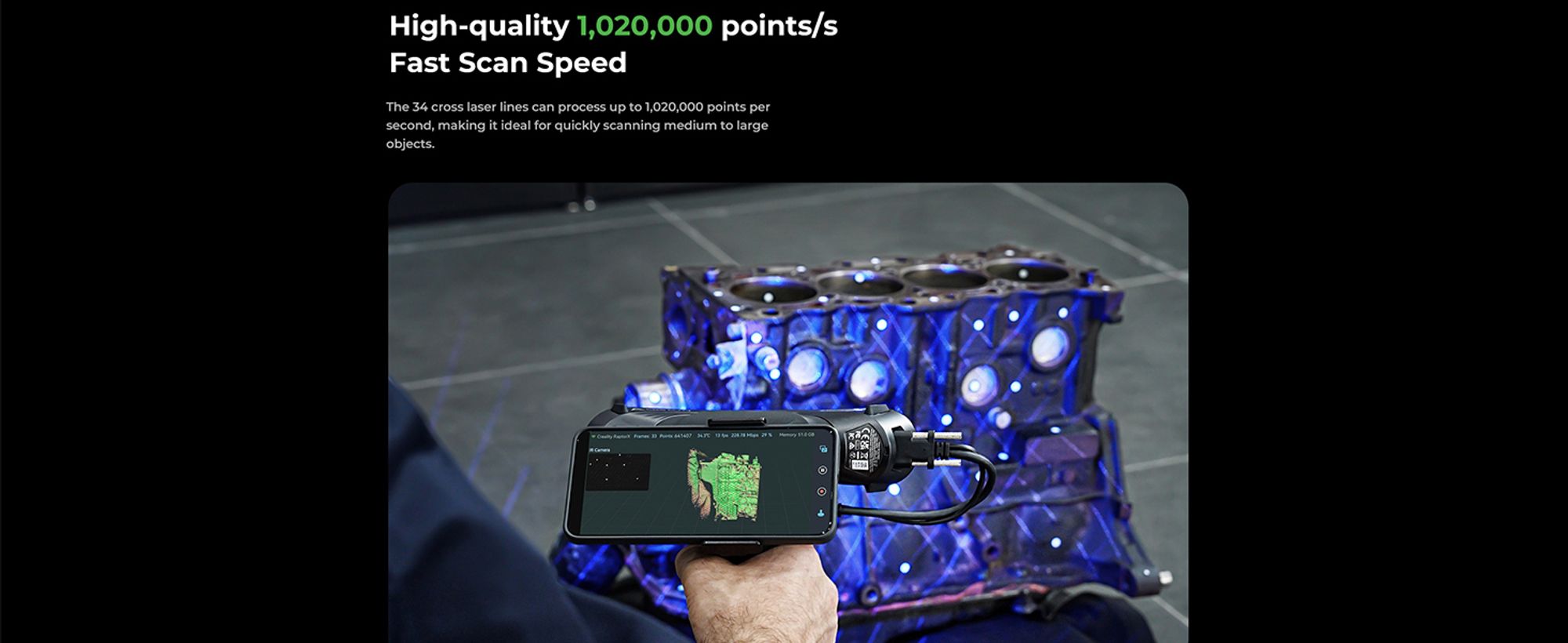 Creality RaptorX 3D Scanner-(4008050054)