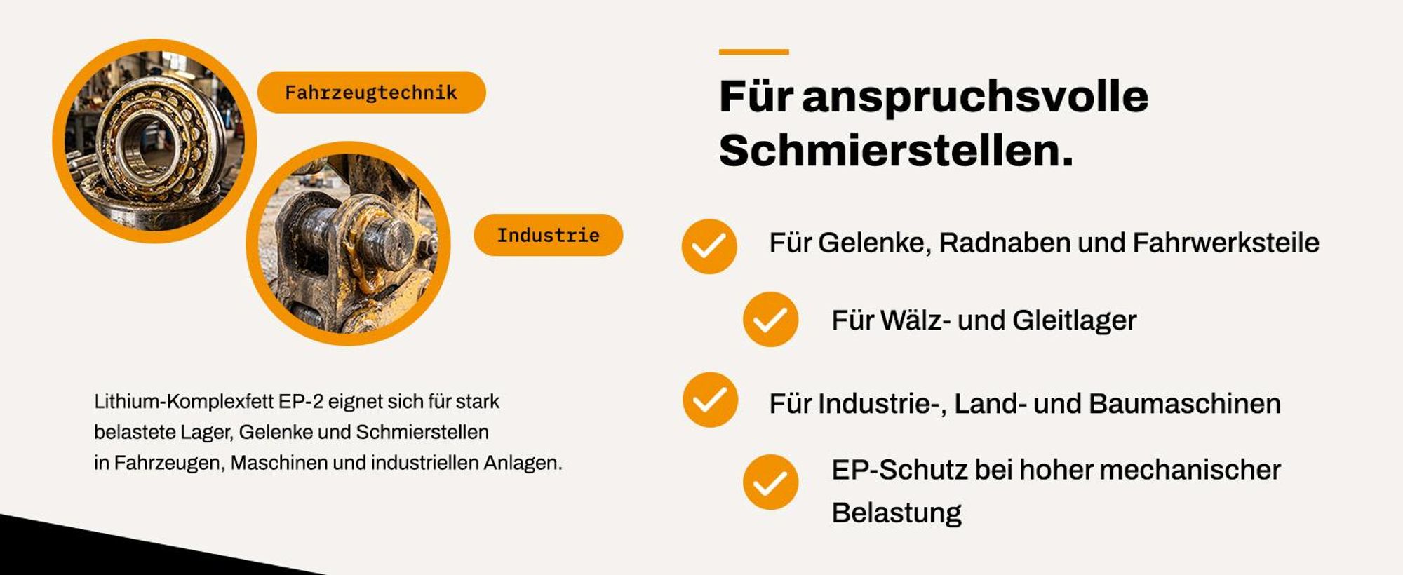 Metal Guard Lithium-Komplexfett EP2 Kartusche 400 g wasserfest Hochdruck Schmierfett Lager Industrie Auto Maschinen Landwirtschaft