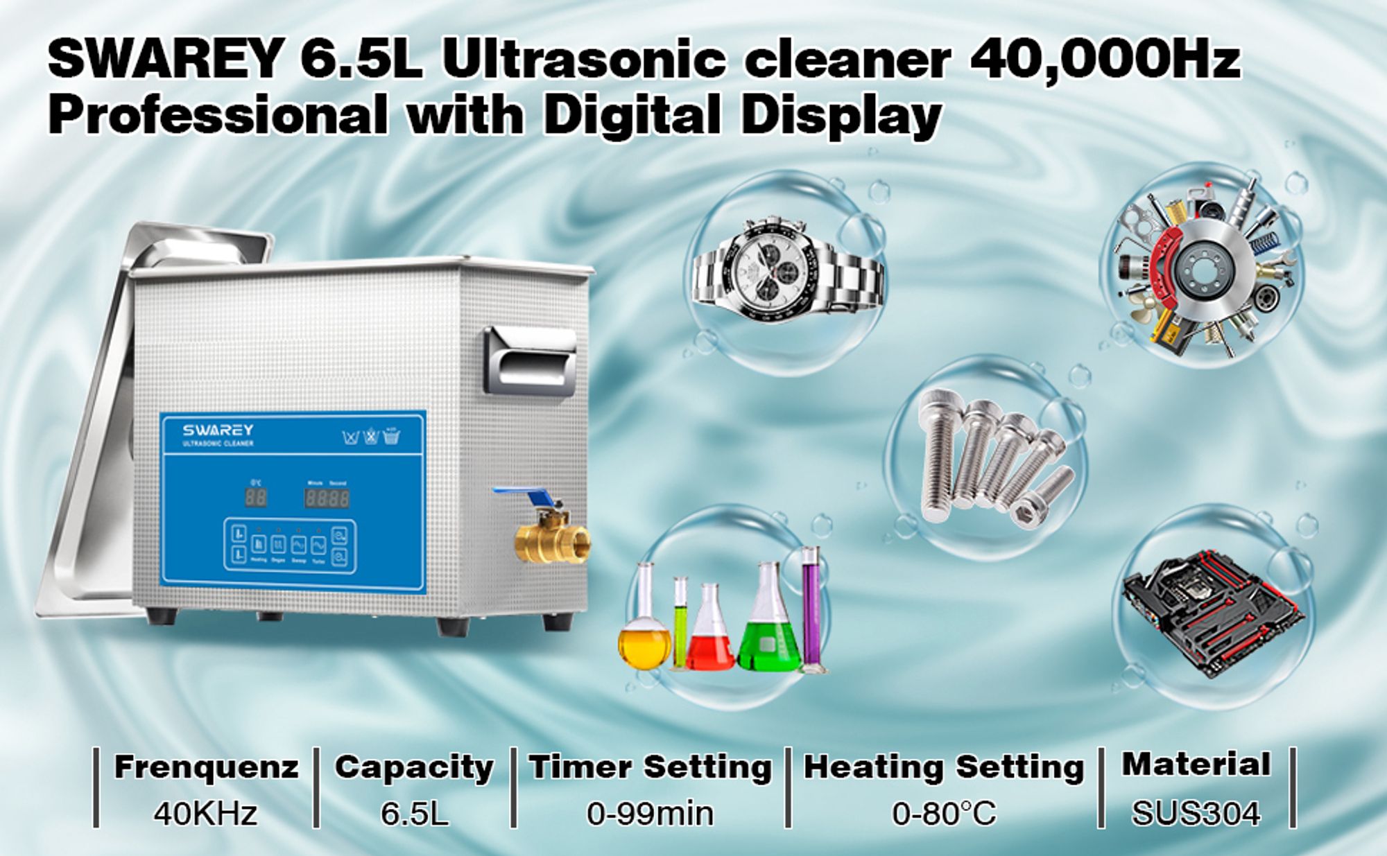 Ultraschallreiniger,Ultraschallreinigungsgerät,Ultraschallgerät,Ultraschallbad,Ultrasonic Cleaner