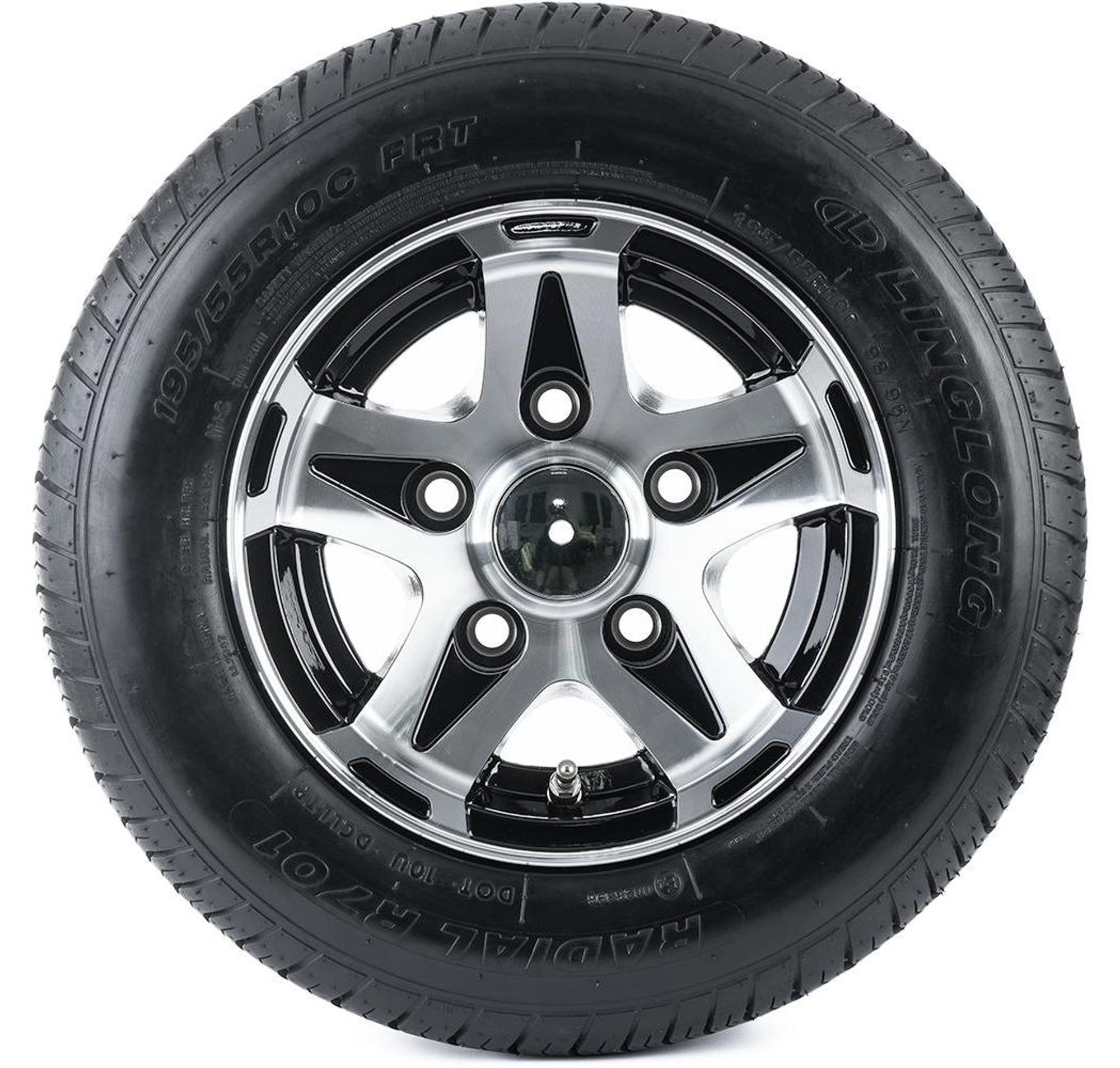 UNITRAILER 10 Zoll Anhängerrad 195/55 R10C für schwere PKW-Anhänger