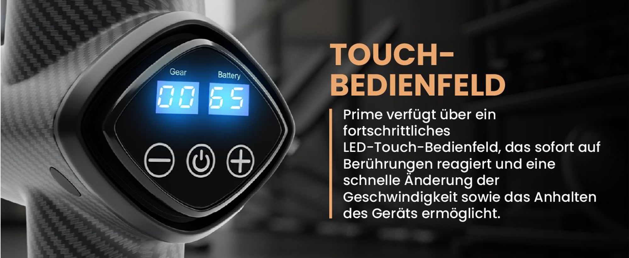 Massagepistole Massagegerät mit 20 Stufen und grosse Akku