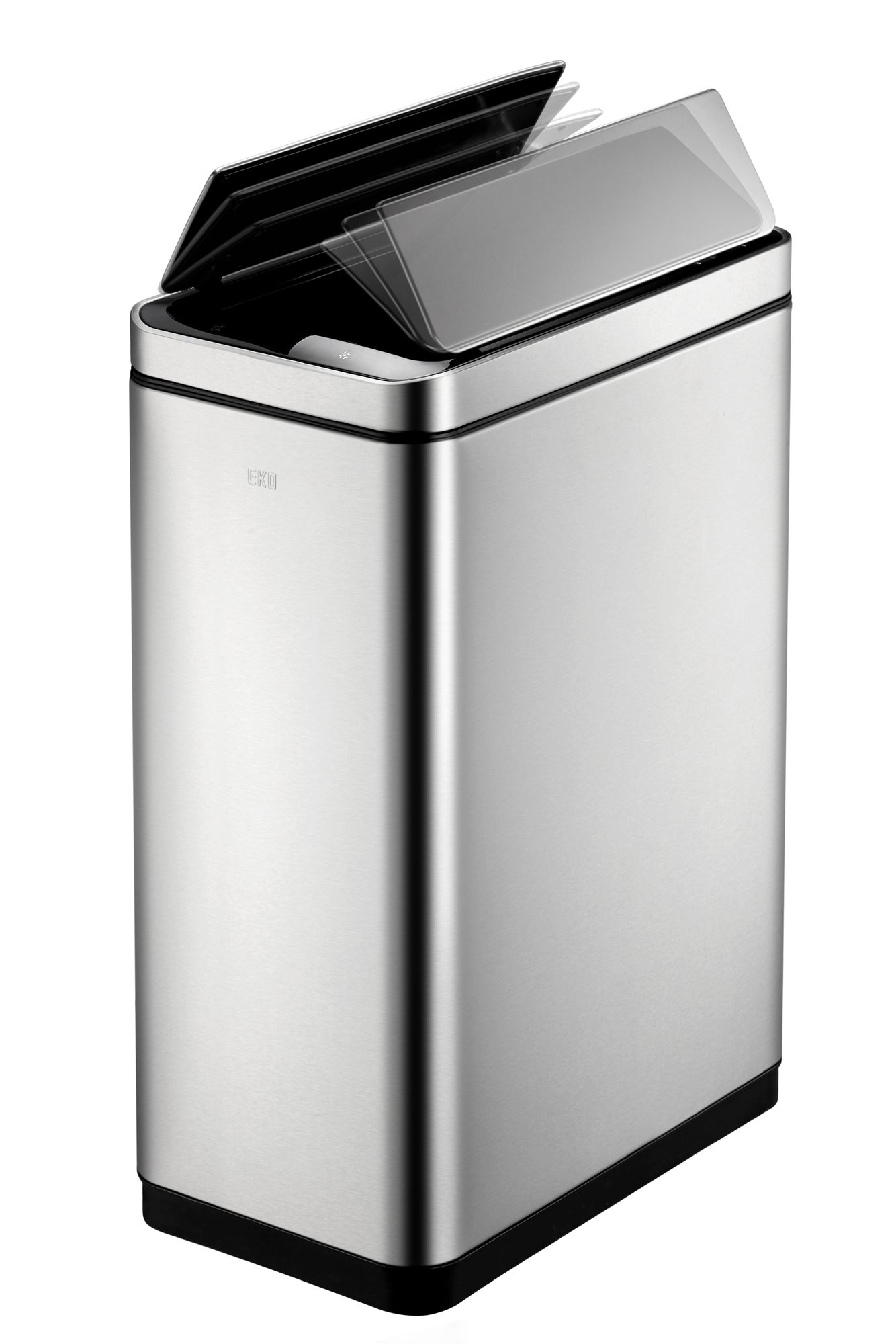 EKO - Deluxe Phantom Sensor Abfalleimer 45 Liter - Stainless steel Polypropylene - Matt Edelstahl