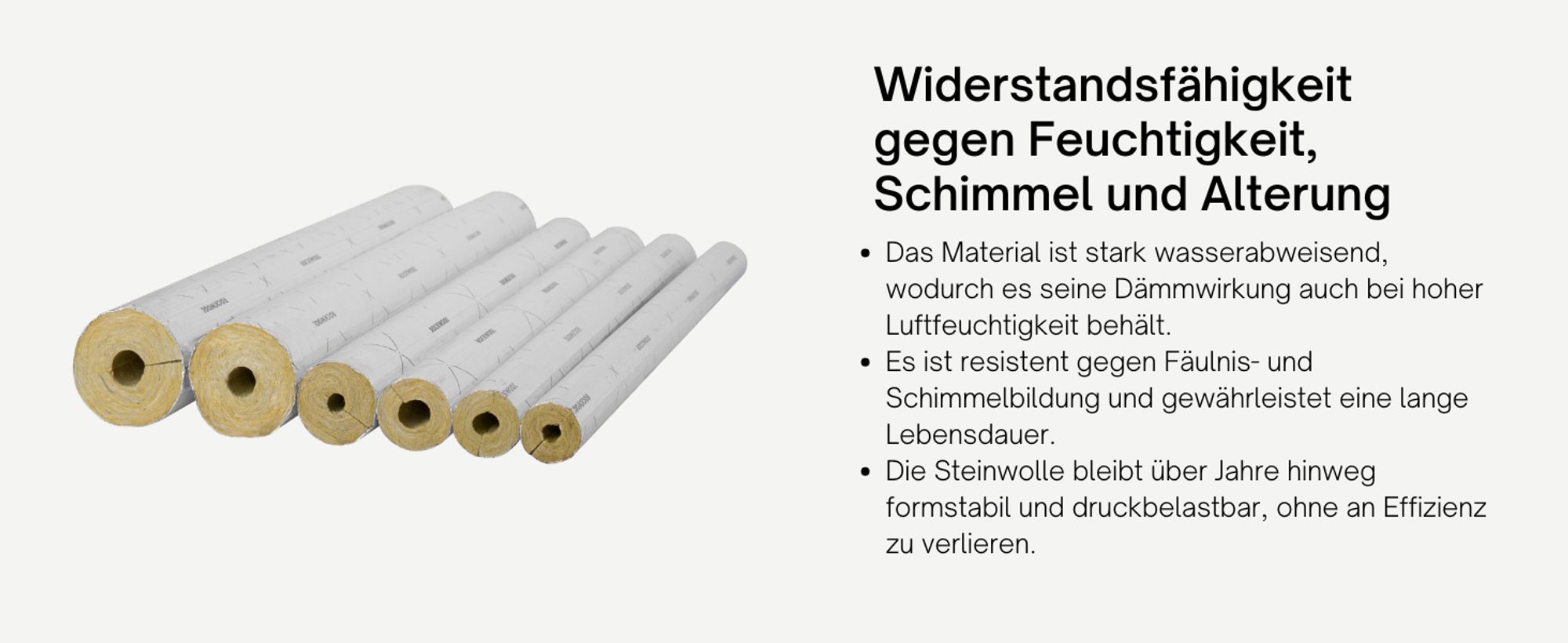 Rockwool RS800 28x20 - 30m Steinwolle Rohrisolierung Rohrschale Isolierung (ganz Karton)