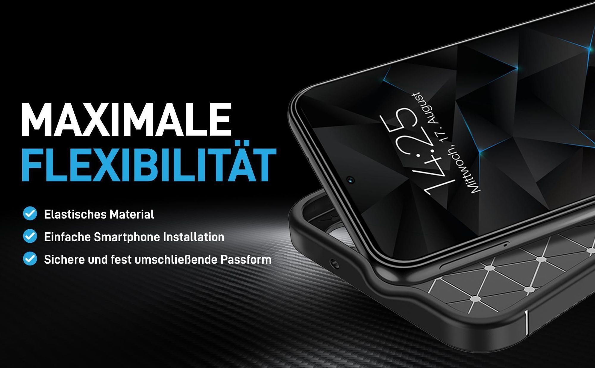 Flexbiles Smartphone Cover für Xiaomi Redmi Note 13 Pro mit perfekter Passform