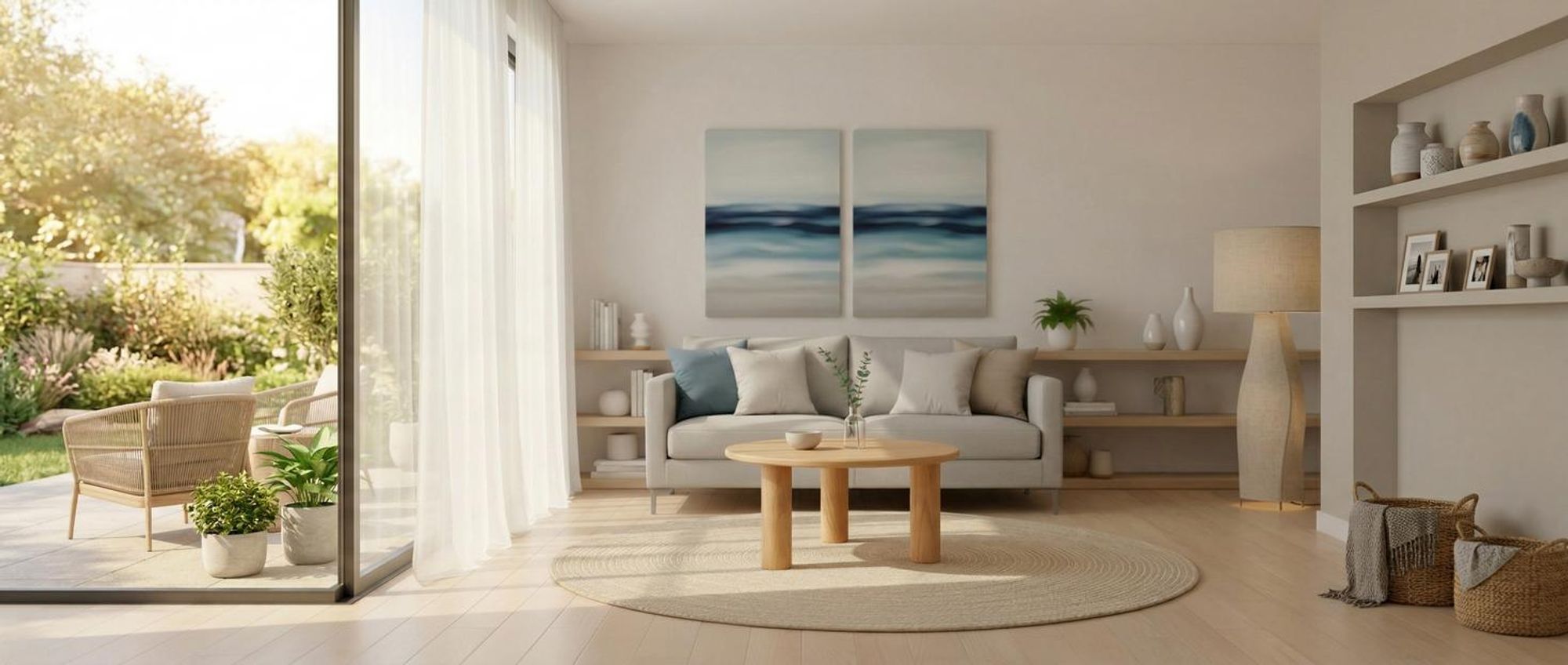 tectake® Couchtisch Sisi bodenschonende Filzgleiter