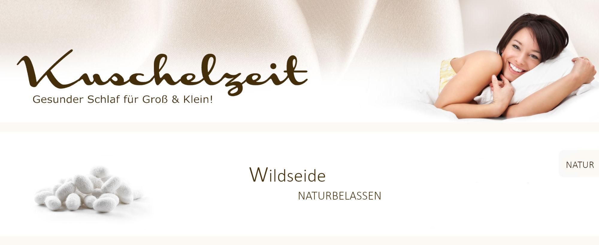 Wildseide extra leichte Sommerdecke Kuschelzeit in 135x200 cm 100% Seide