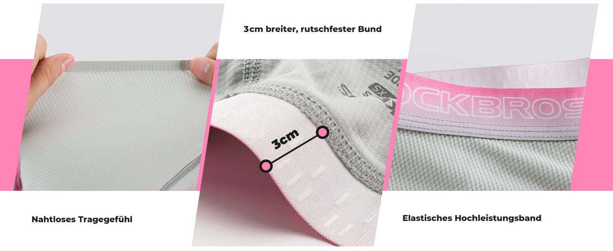 ROCKBROS Radunterhose Damen Mit 3D Gel Gepolstert Radsport Unterwäsche Radlerhose Kurz Atmungsaktiv Schnelltrocknend Grau Größe S