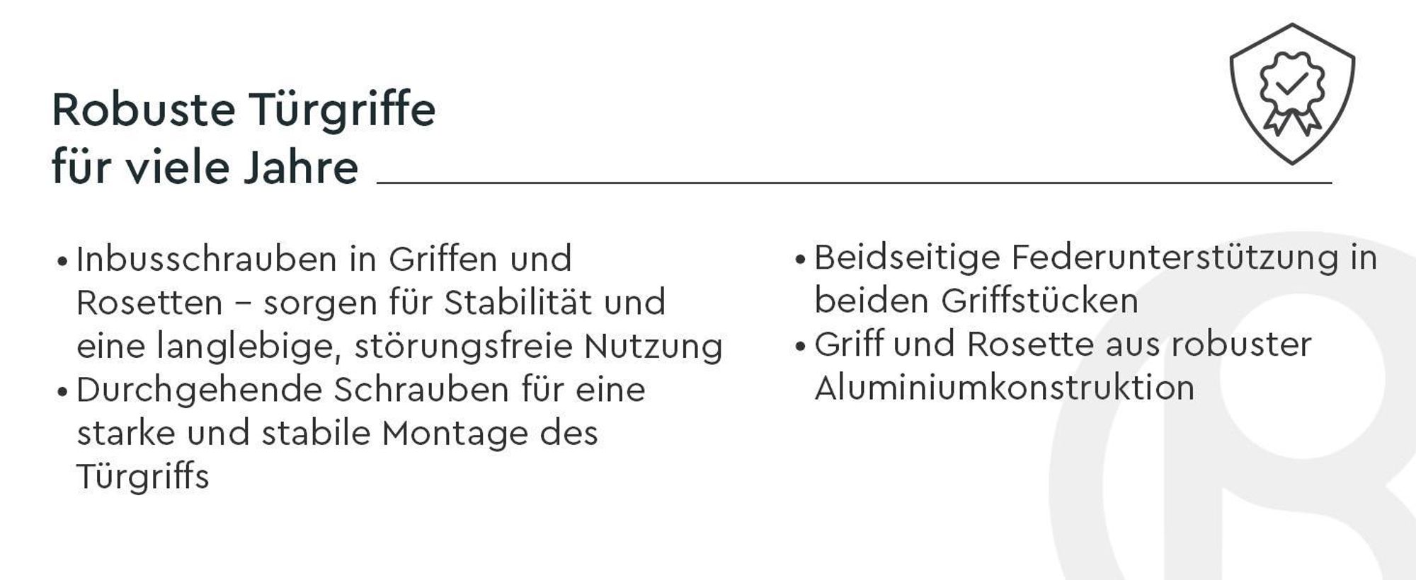 QRS - SORIA Türgriff für Zimmertüren, Türklinken Griff Set, mit Rosette PZ, Schwarz - Türbeschlag, Türdrückergarnitur für Innentür