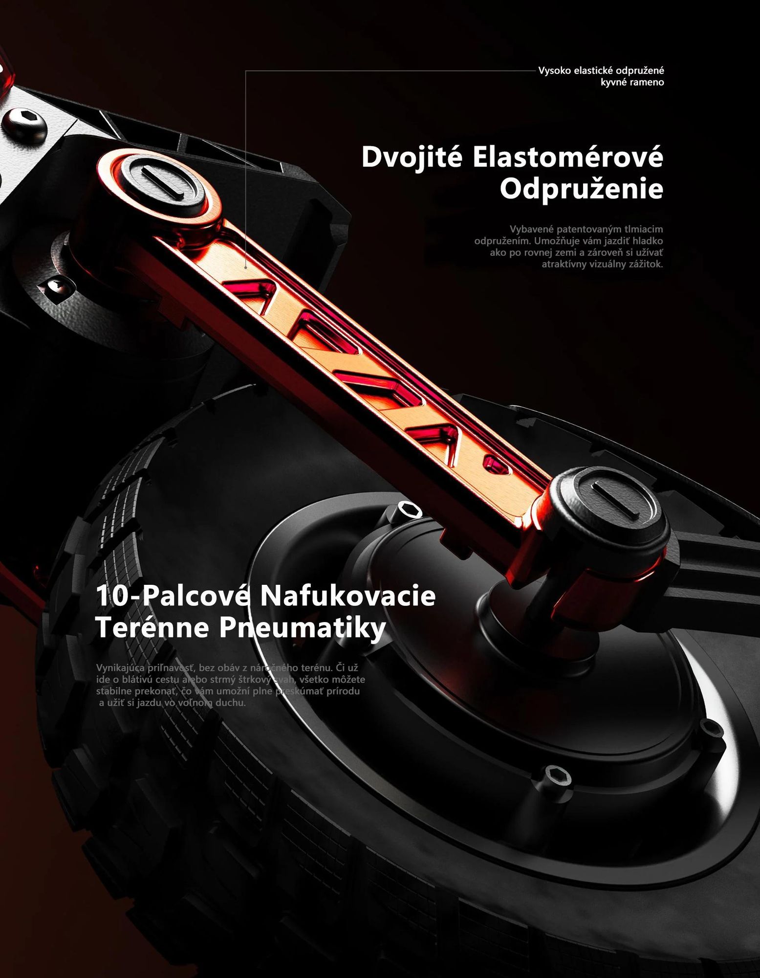 JOYOR S10-S-Z 2025 Elektrická Kolobežka - Motor 1000W*2 60V18AH Skladacia Bezpečnostné Svetlá Farebný Displej - Čierna