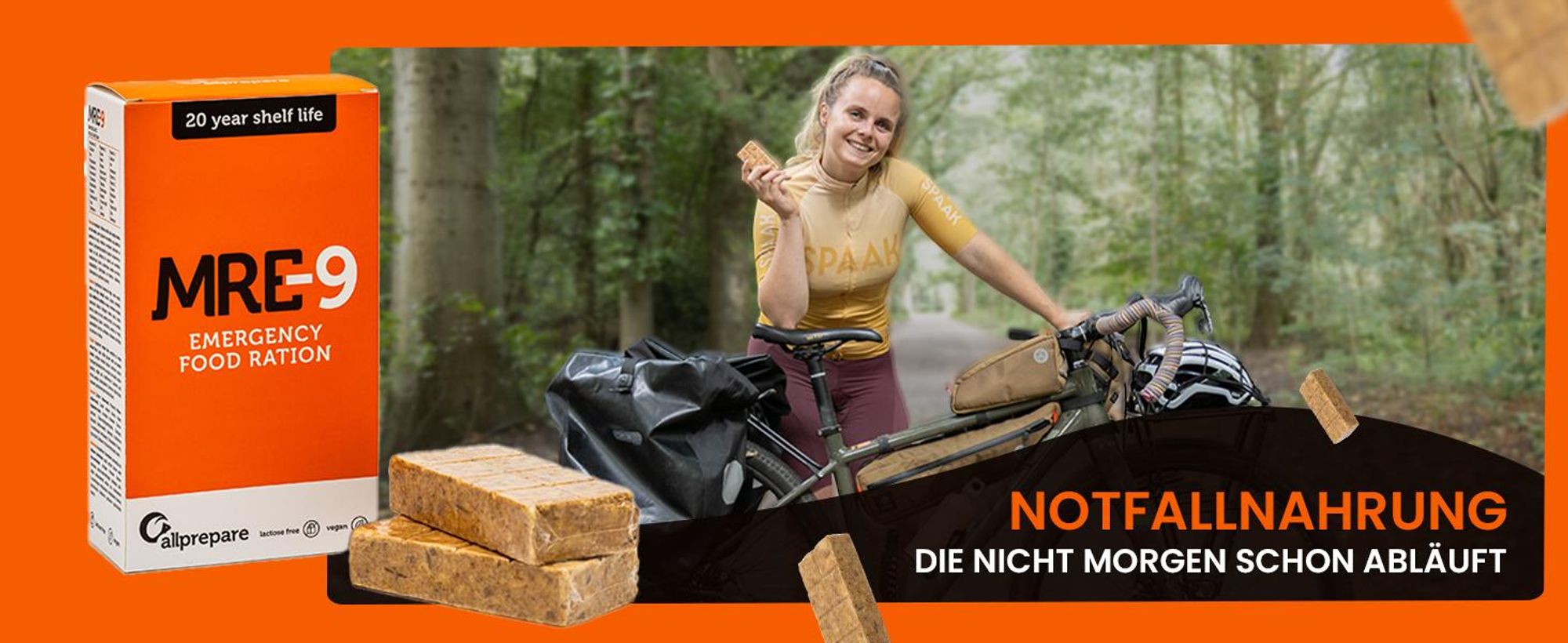 MRE-9 Notfallnahrung mit 20 Jahren Haltbarkeit für die Langzeitlagerun