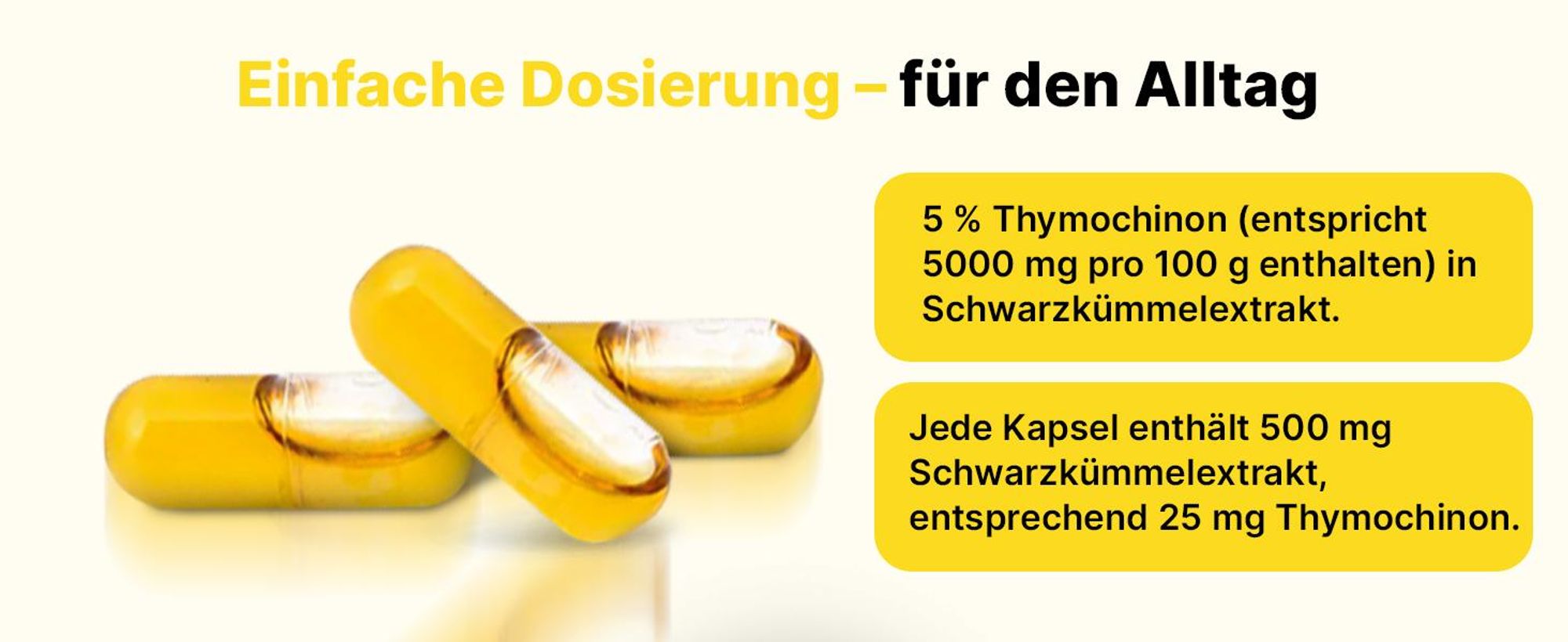 Schwarzkümmelöl Kapseln Extrakt – 60 vegane Kapseln, 2-Monats-Vorrat – 5.000 mg Thymochinon/100 g – Lichtschutz MIRON Violettglas | BIOLAVIVA