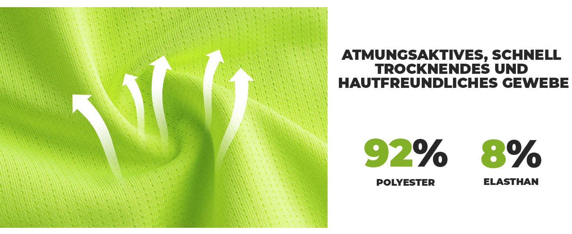 ROCKBROS Herren Kurzarm Radtrikot Atmungsaktiv Schnelltrocknend Leicht Für Rennrad MTB Neon Gelb Größe 4XL