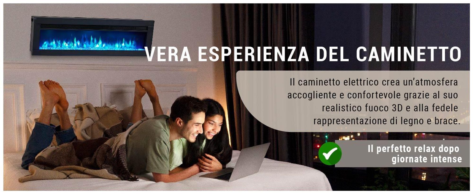 BALDERIA Agnes 40 - Camino da appoggio, da parete o da incasso - Nero