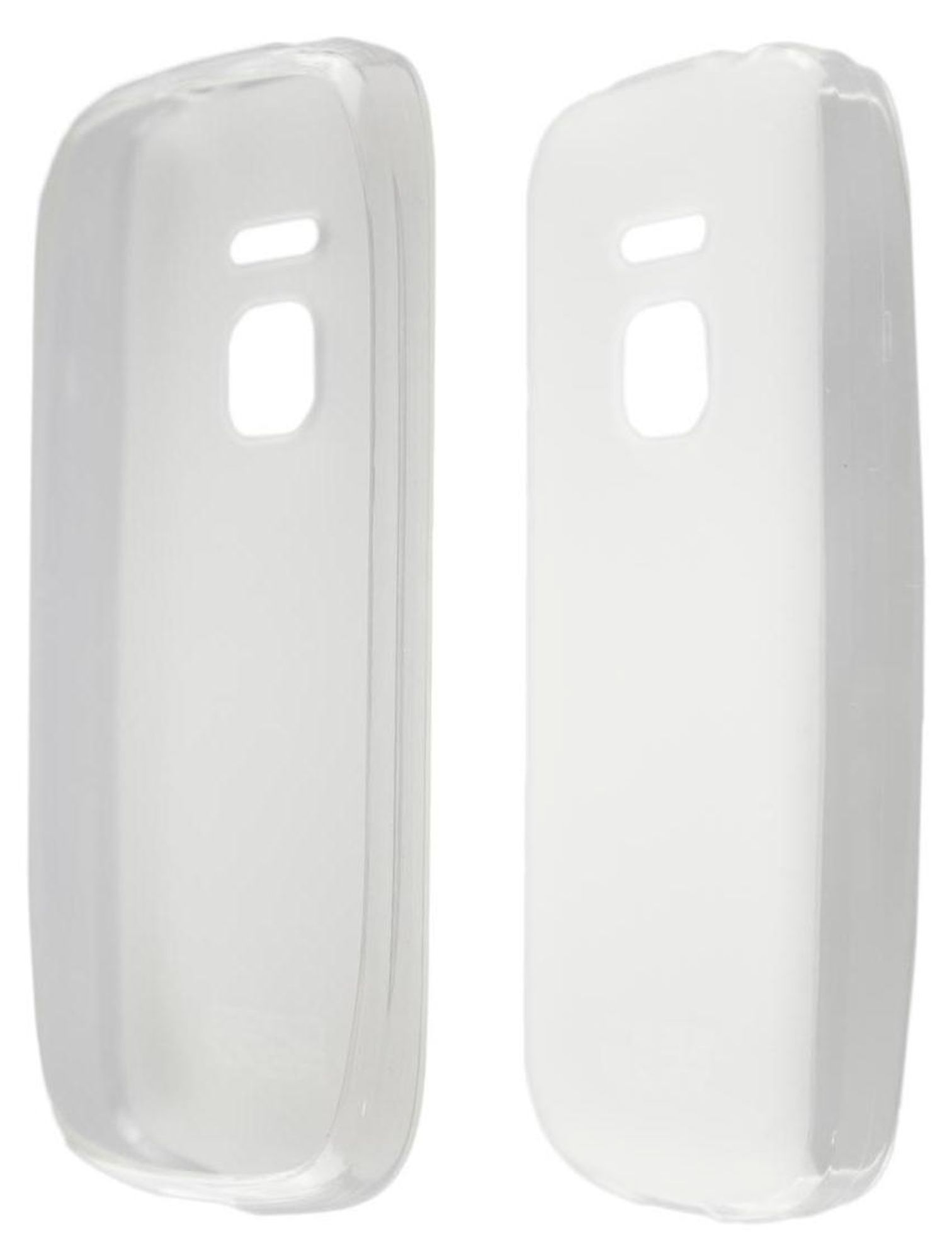 caseroxx Schutz-Hülle TPU-Hülle kompatibel mit Nokia 225 4G (2020), Gummi Handy Tasche weiß-transparent TPU-Hülle Bild 2