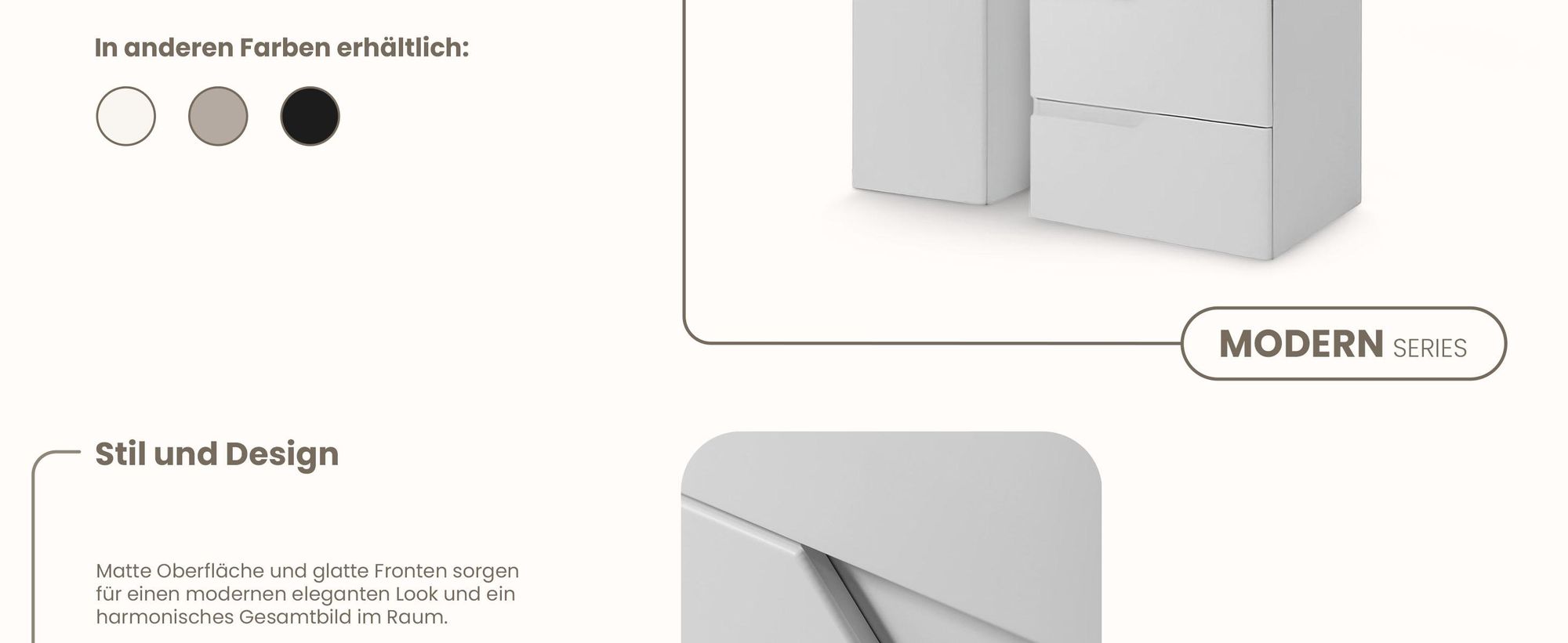 RODAN, Badmöbel, Badschrank, Badezimmermöbel, Badezimmer, MODERN, Waschbeckenunterschrank