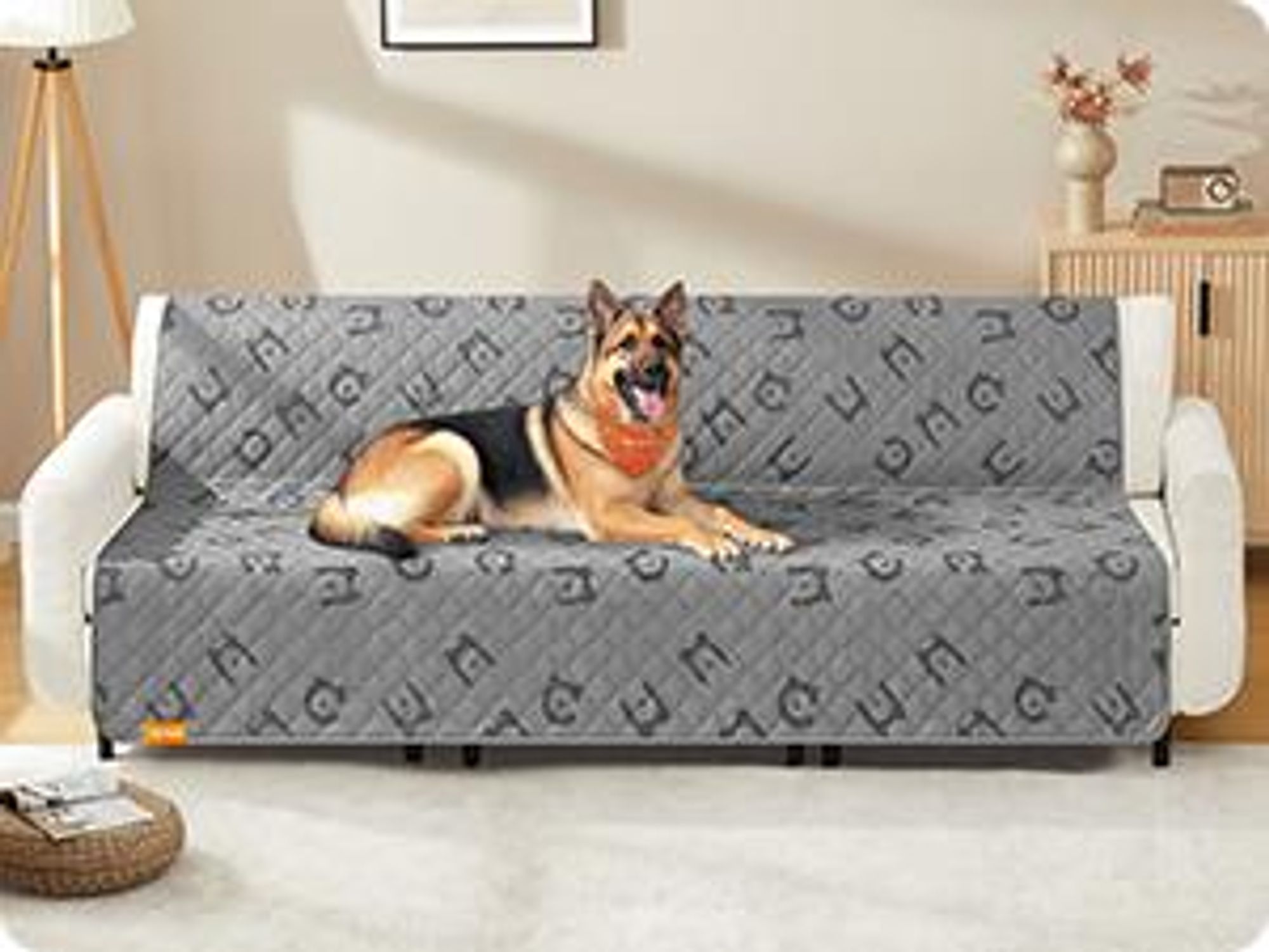 Feandrea Wasserdichte Hundedecke, Decke, 208 x 173 cm, Autoschondecke für Haustiere, Sofaschutz