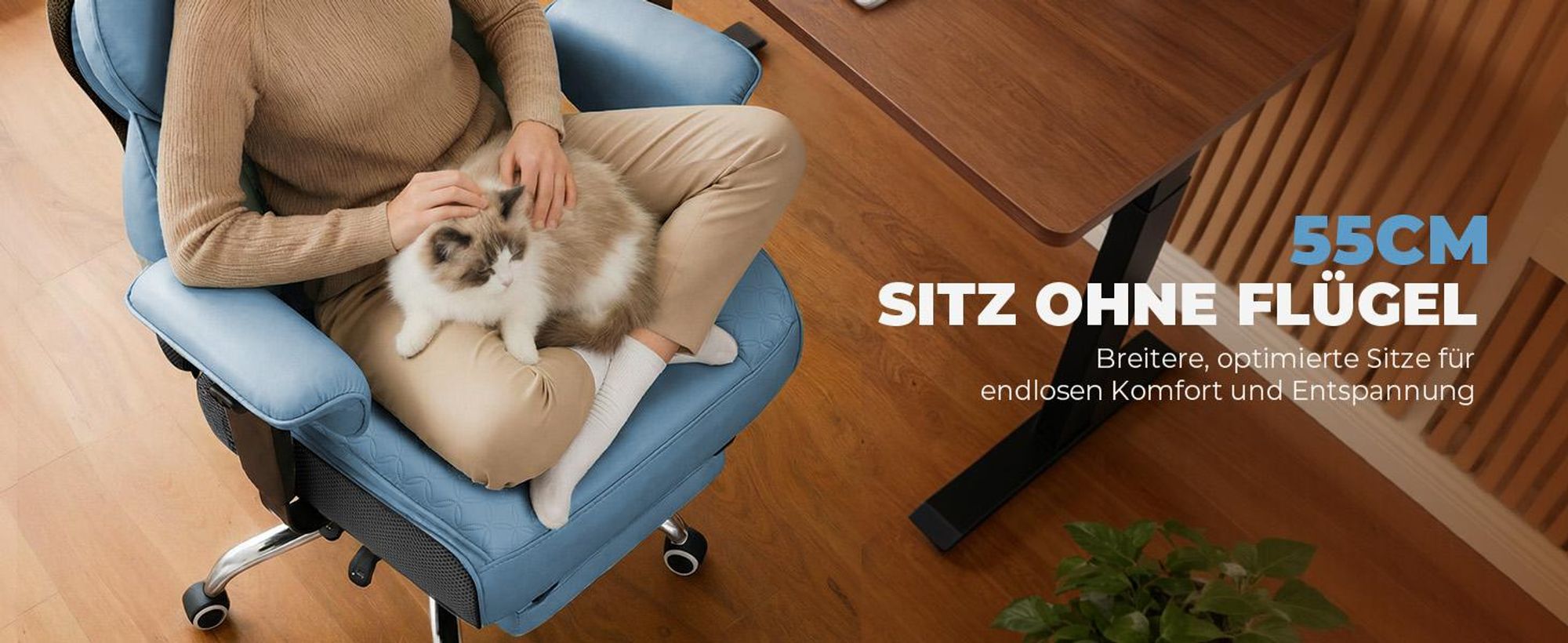 COMHOMA Ergonomická herní židle, kancelářská židle 180 kg, s nastavitelnou bederní opěrkou a opěrkou nohou, hybridní design z umělé kůže a síťoviny, manažerská židle