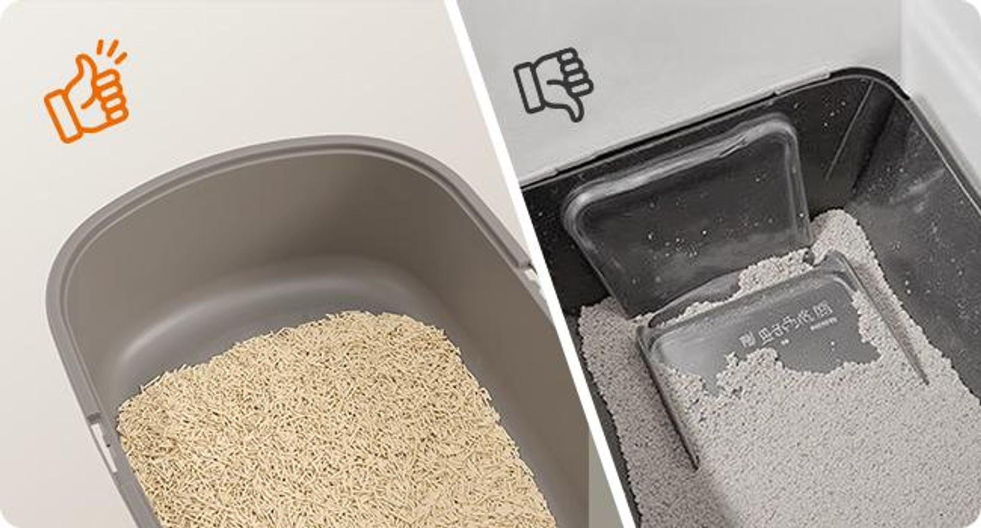 Feandrea Katzenklo groß XXL, Katzentoilette mit Deckel, mit Schaufel und Bürste, für Katzen bis 15 kg, haferflockenfarben-warmgrau