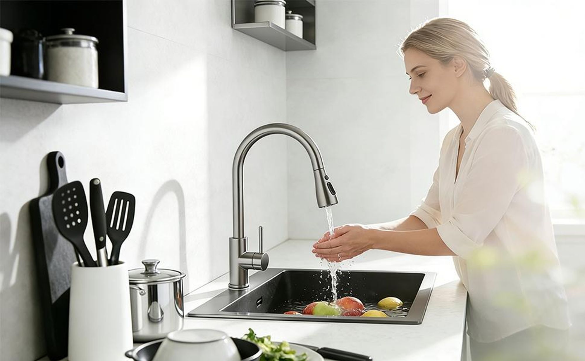 Funktion trifft Ästhetik: Mach das tägliche Kochen und Reinigen zu einem echten Genuss.