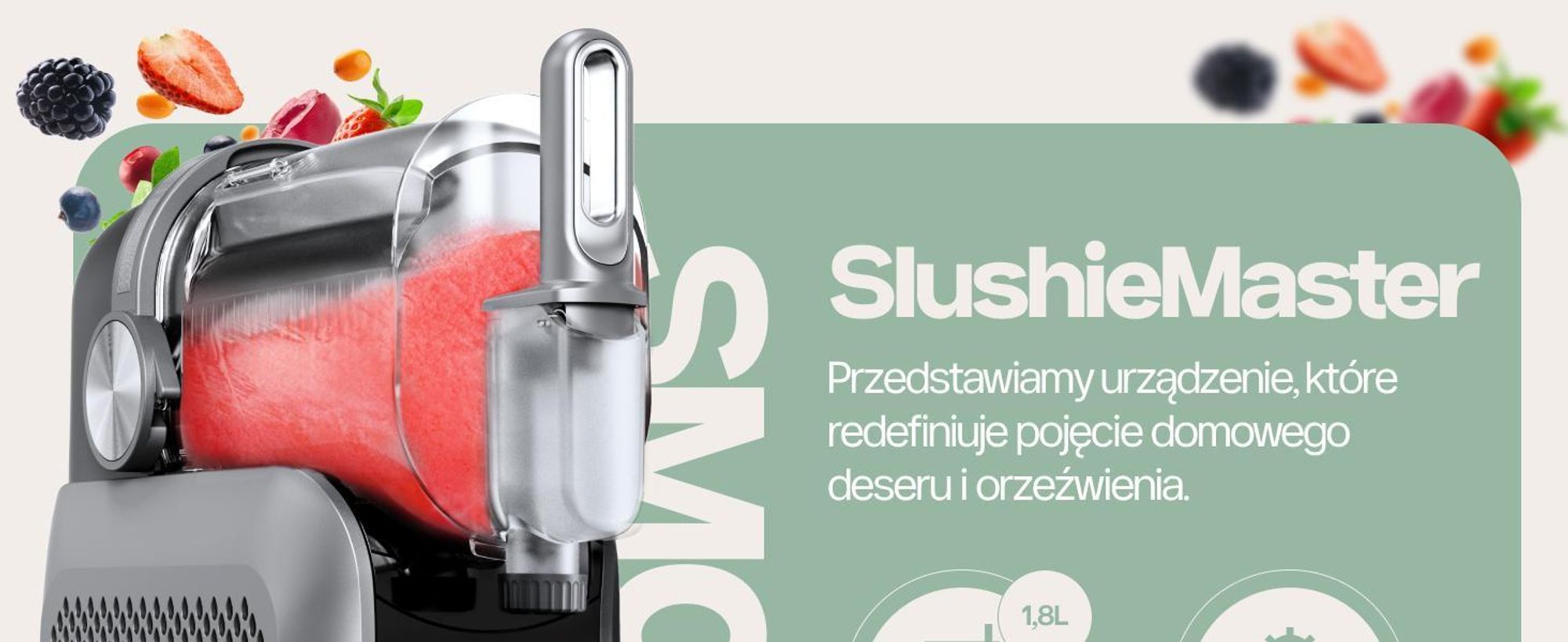 Maszynka do lodów 4Swiss SM026 SlushieMaster do slushy/slushie/drinków/granity