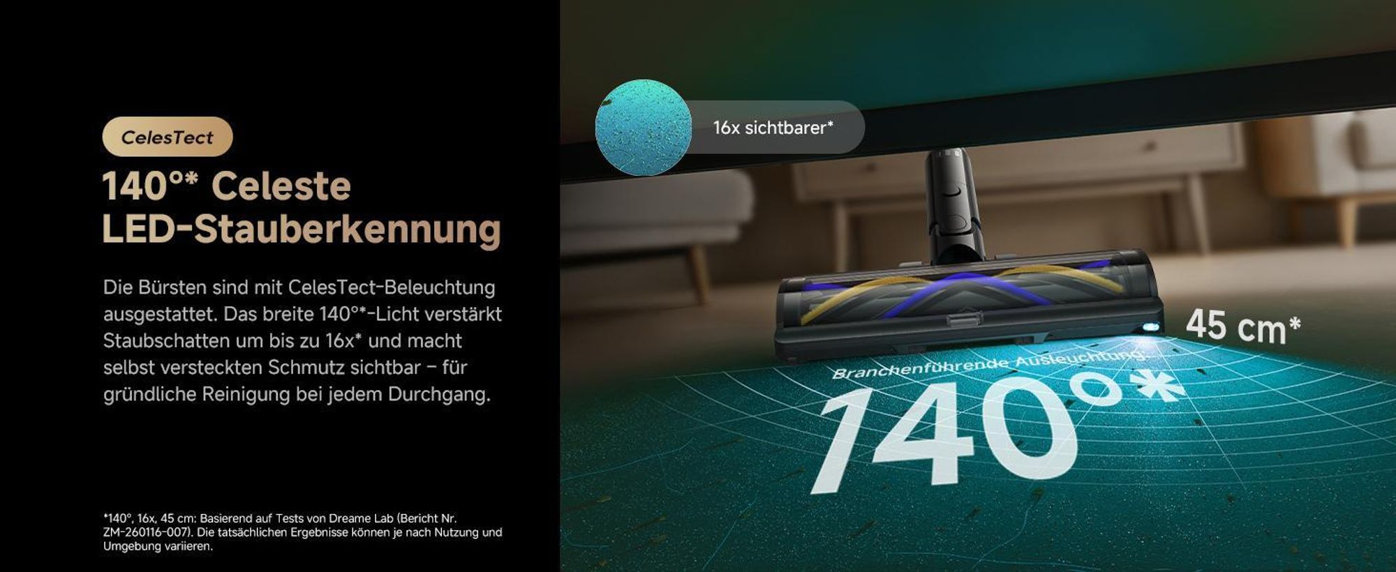 Dreame Z30 Pro Aqua, 2-in-1-Stabstaubsauger, Beutellos, Schwarz, 0,6 l, 0,4 l, 0,32 l