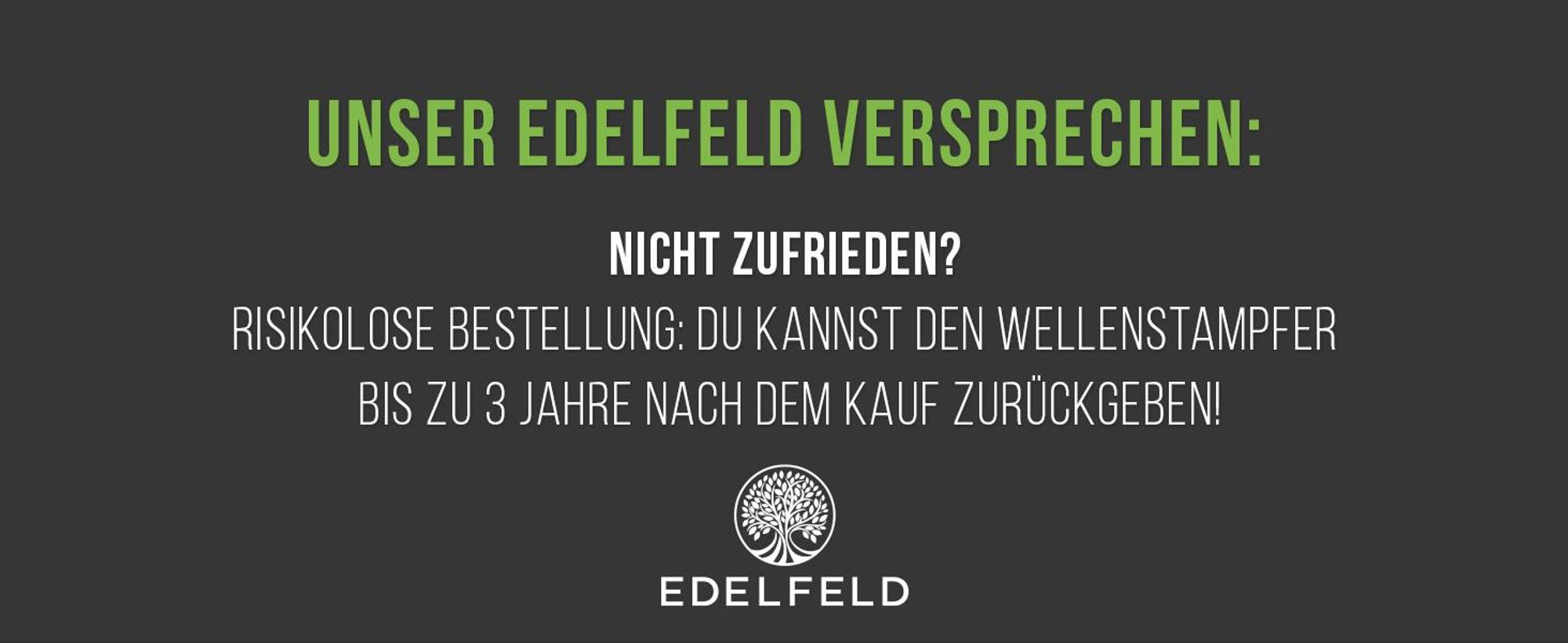 Edelfeld Wellenschneider - Pommes, Obst & Gemüse – Spülmaschinengeeignes BLW Wellenmesser mit Titanklinge – Professionelles Riffelmesser aus Edelstahl