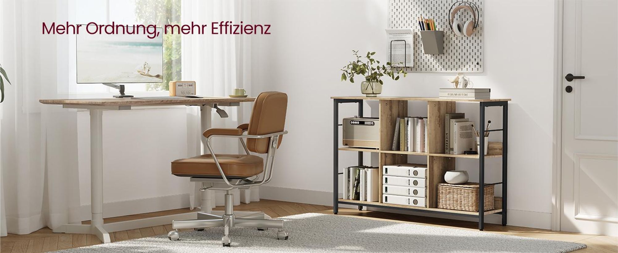 VASAGLE Regal mit 2 Ebenen, Bücherregal, Standregal mit 6 Fächern, für Wohnzimmer, Schlafzimmer, Arbeitszimmer